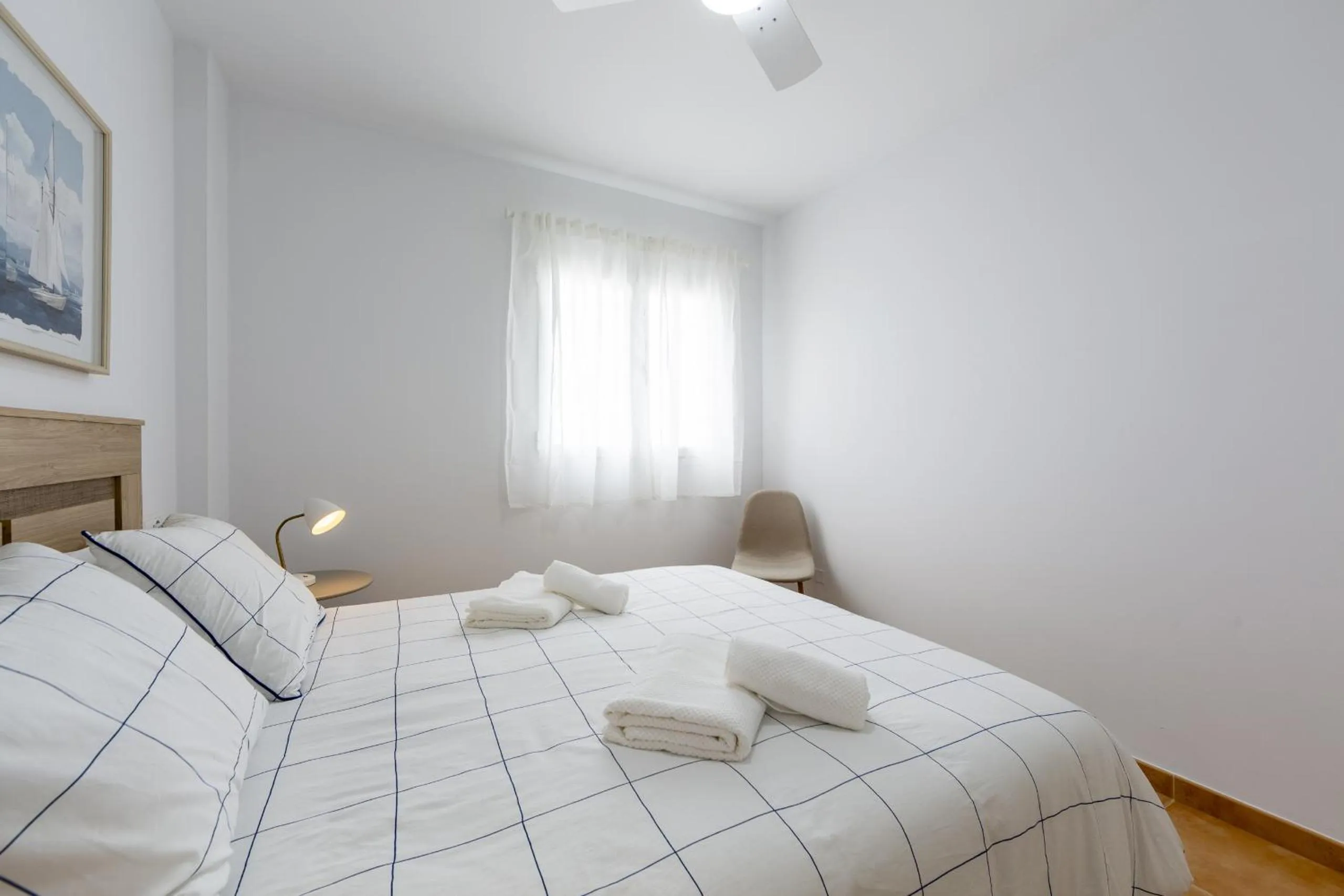 Bed in AlmeriaSuite Mojacar Breeze Apartments