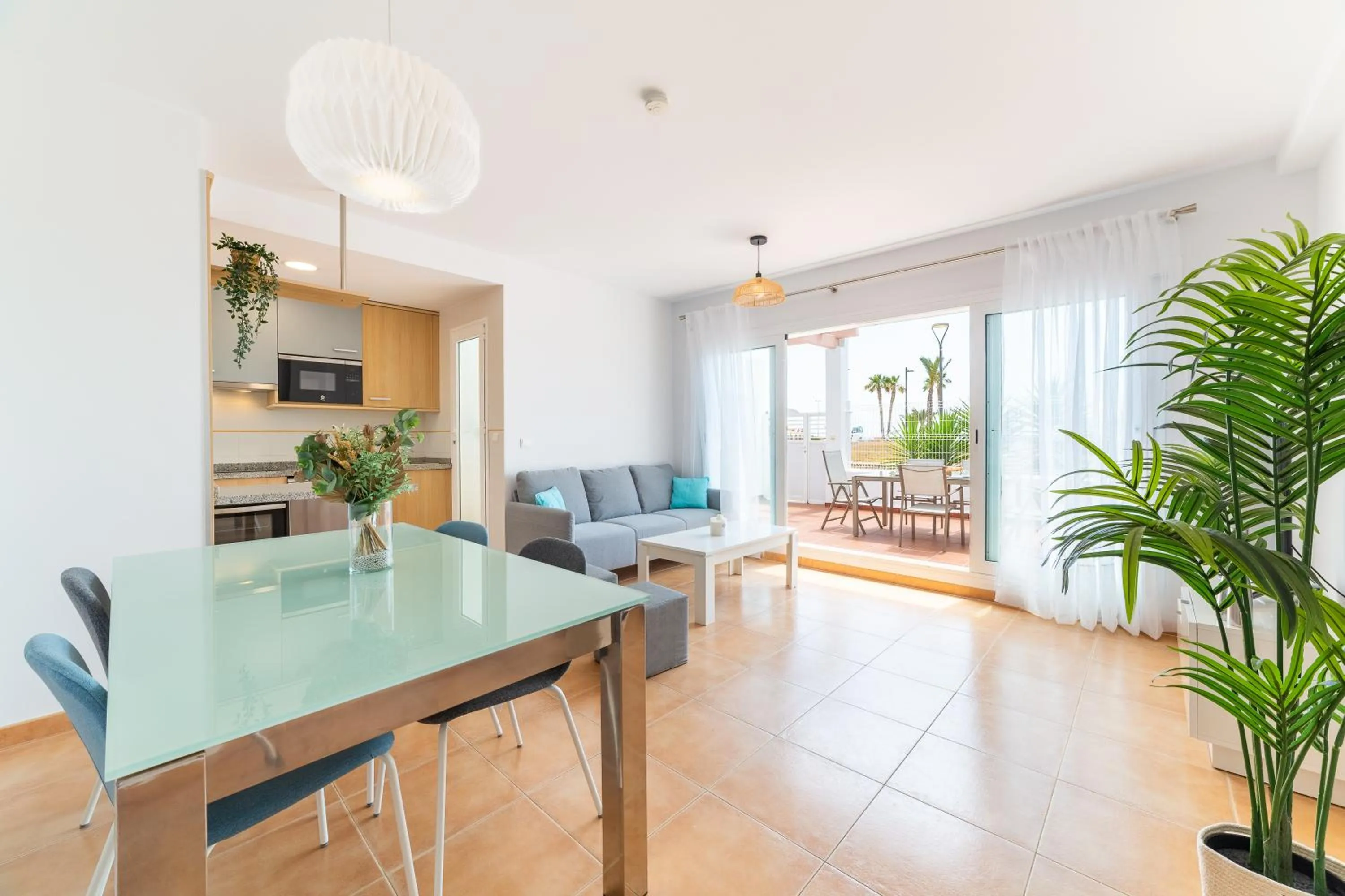 Living room in AlmeriaSuite Mojacar Breeze Apartments