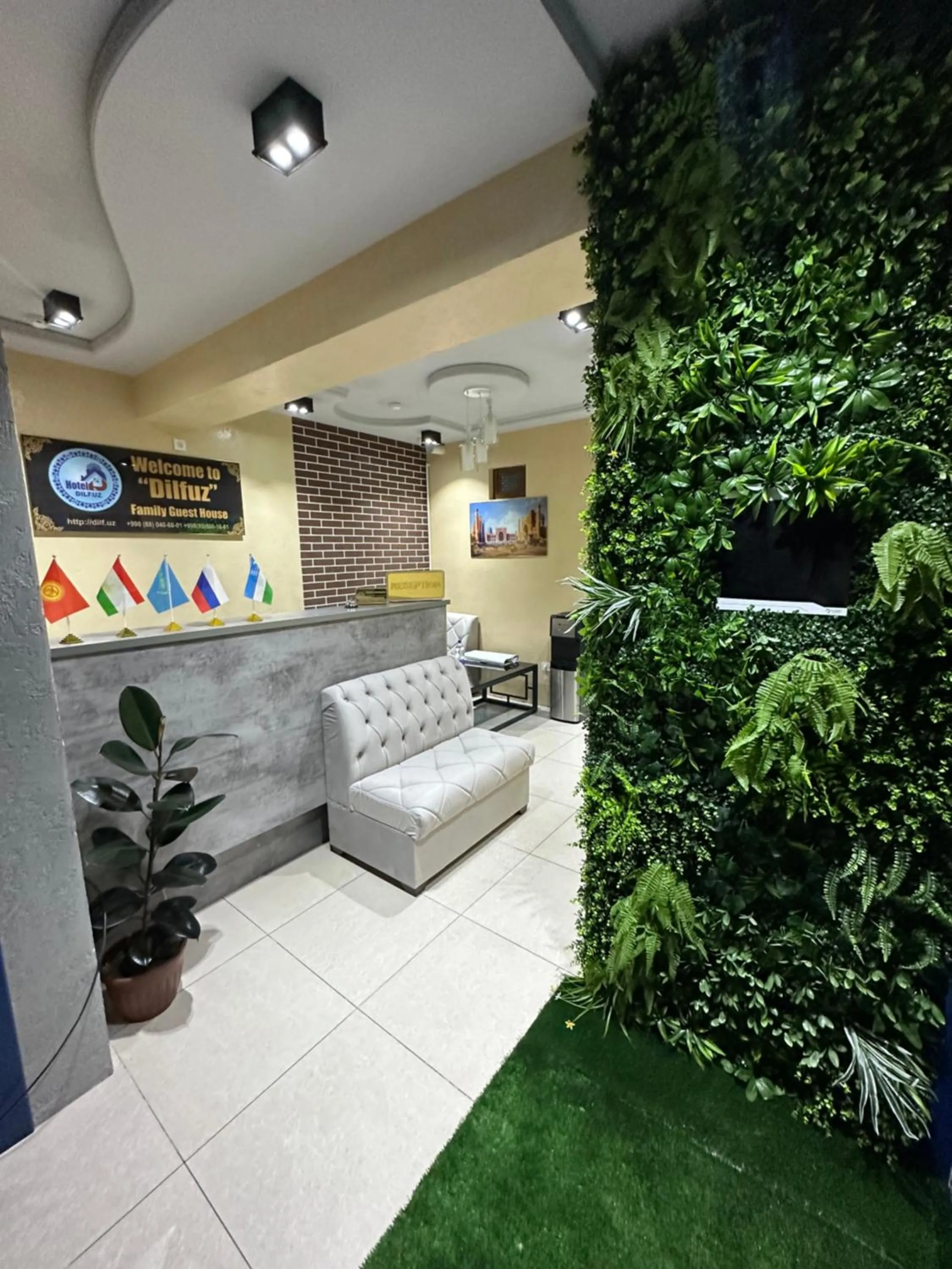 Lobby or reception in Dilfuz guest house boutique