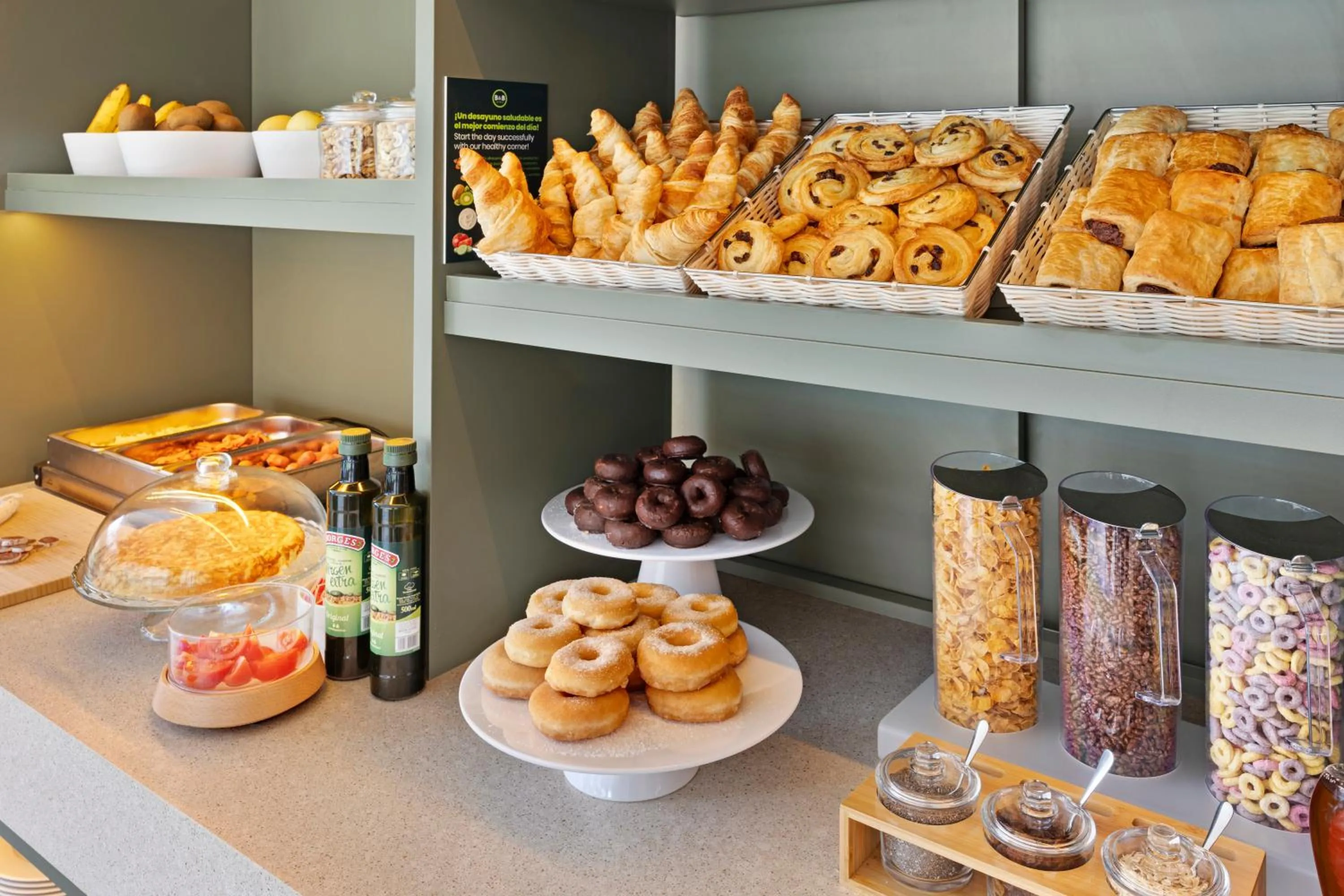 Buffet breakfast in B&B HOTEL Castro Urdiales