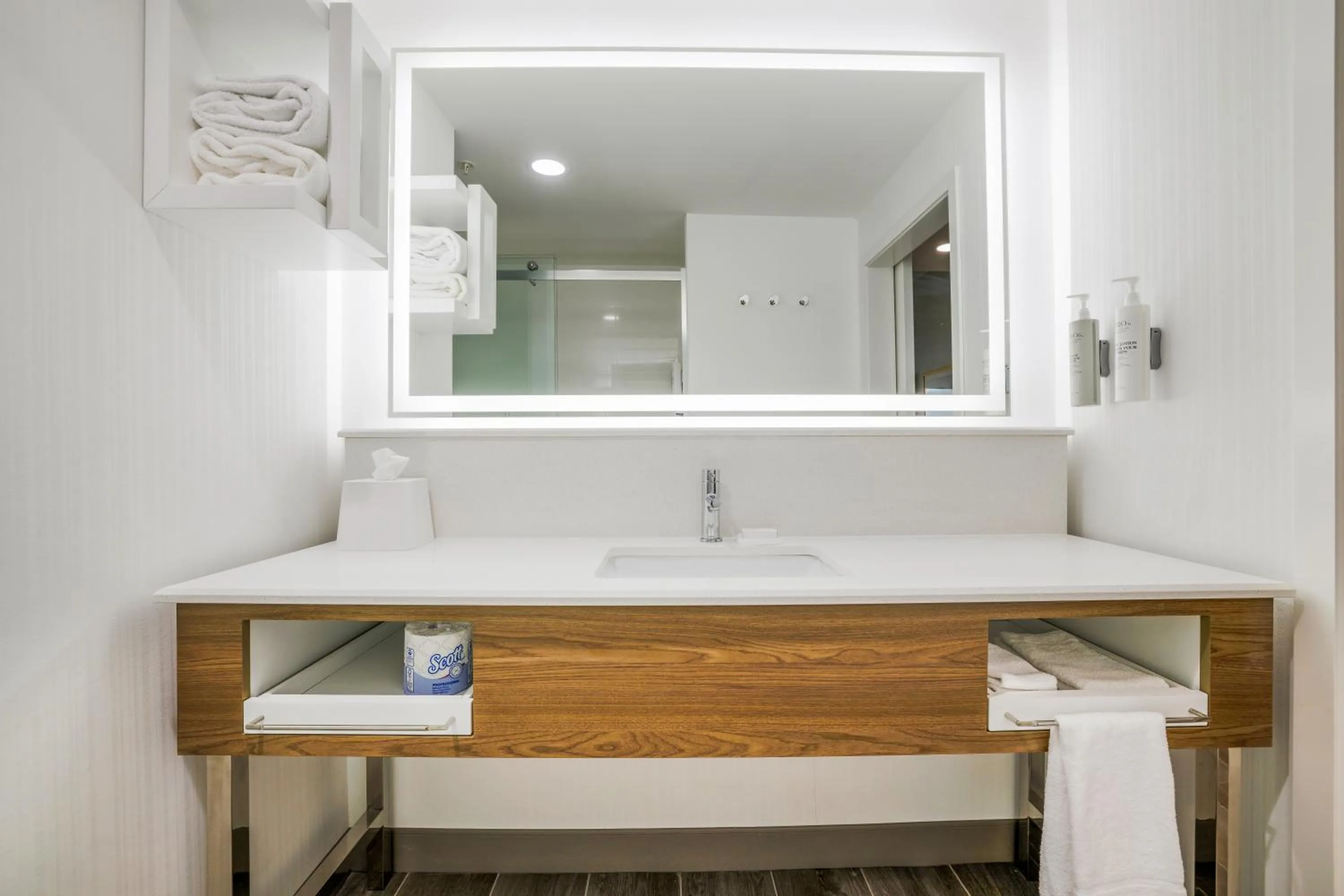 Bathroom in Hampton Inn Aurora Medical Center Denver