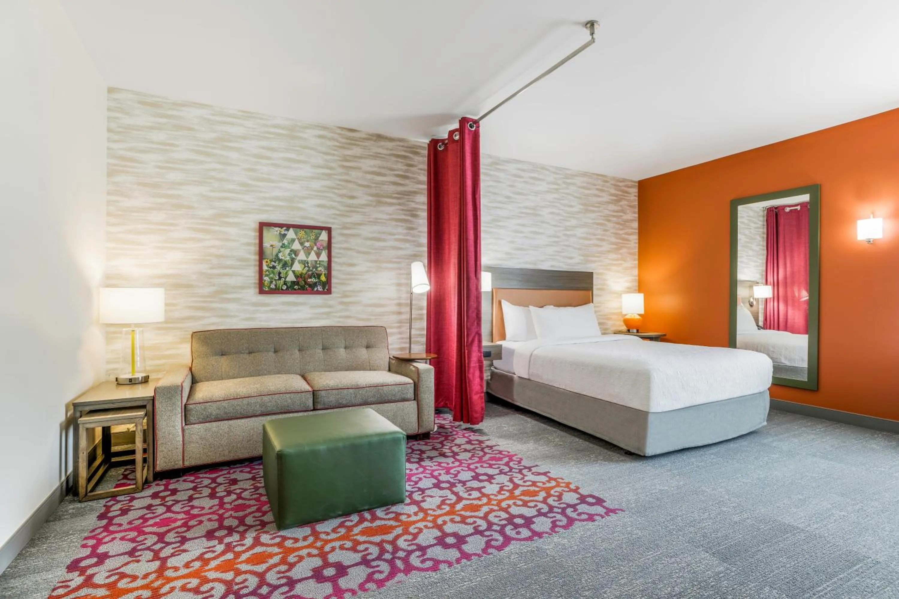 Bed in Home2 Suites By Hilton Aurora Medical Center Denver