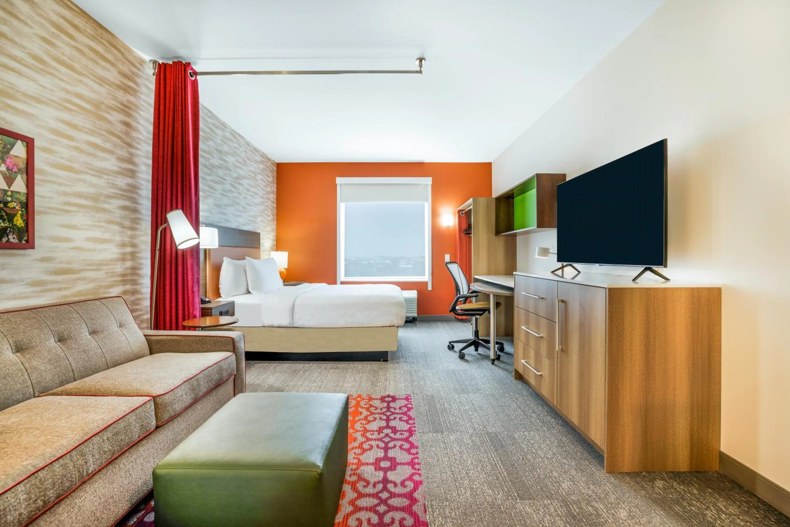 Bed in Home2 Suites By Hilton Aurora Medical Center Denver