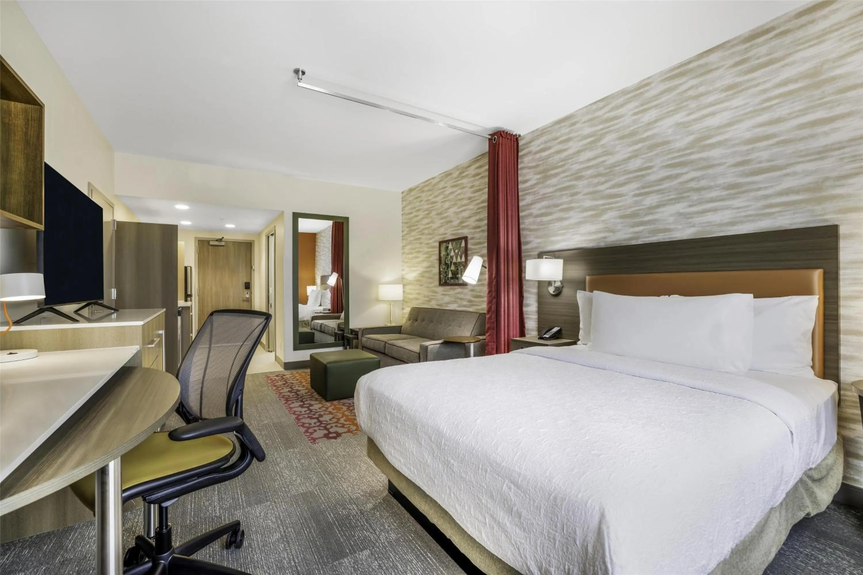 Bed in Home2 Suites By Hilton Aurora Medical Center Denver