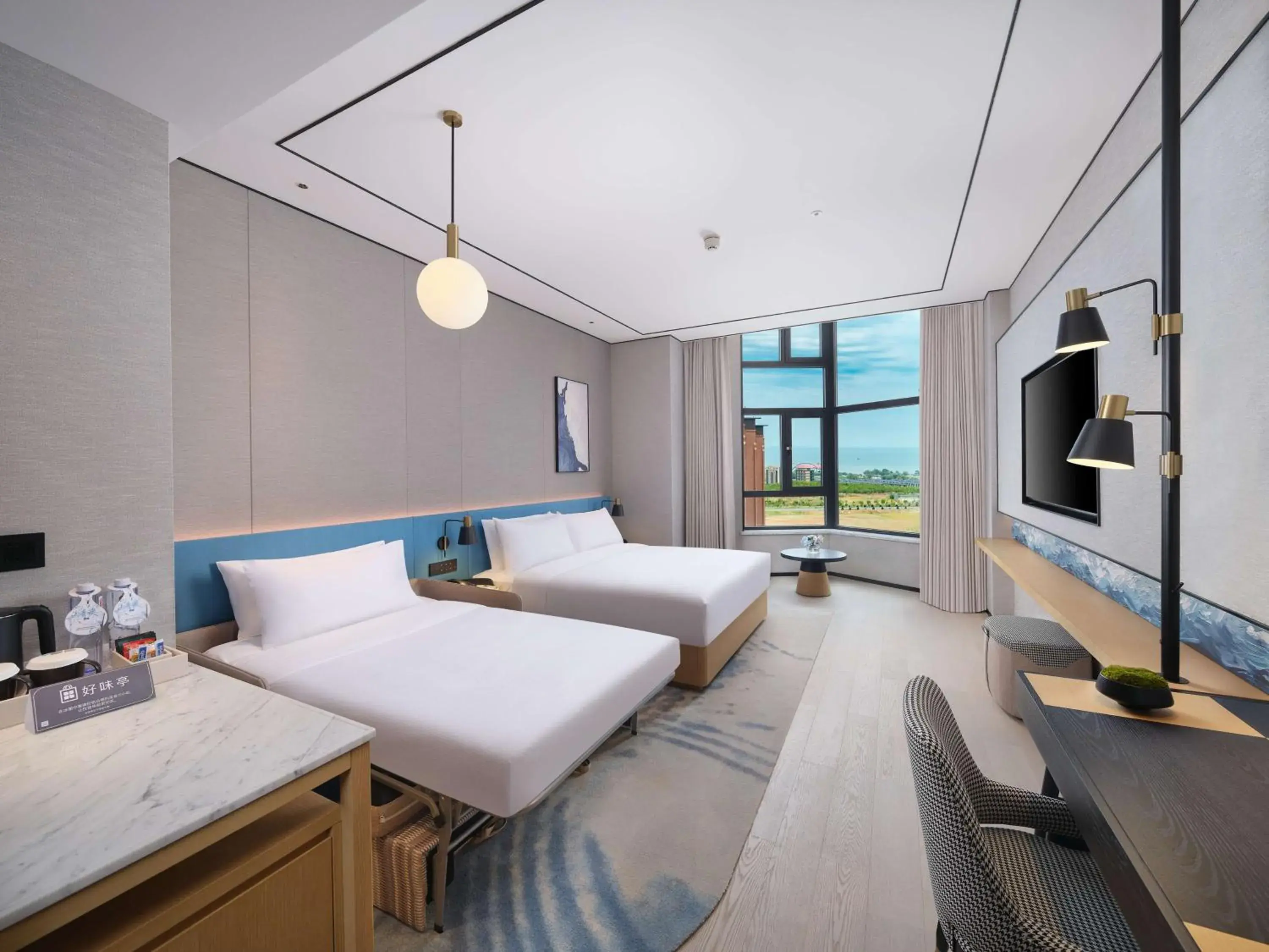 King Room with Sofa Bed in Hilton Garden Inn Huludao Longxing Road King Room with Sofa Bed in Hilton Garden Inn Huludao Longxing Road