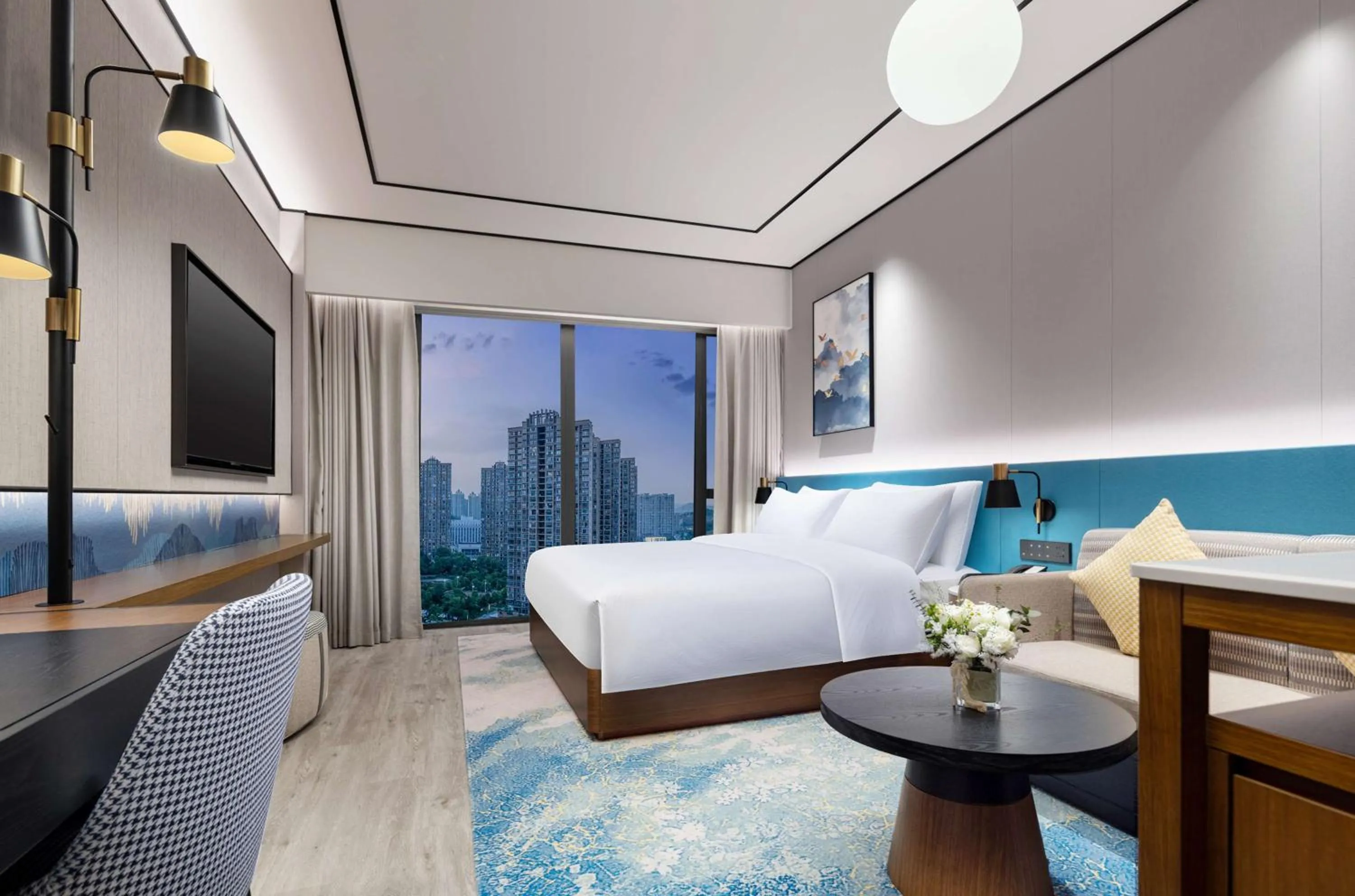 Bed in Hilton Garden Inn Yichang Yiling