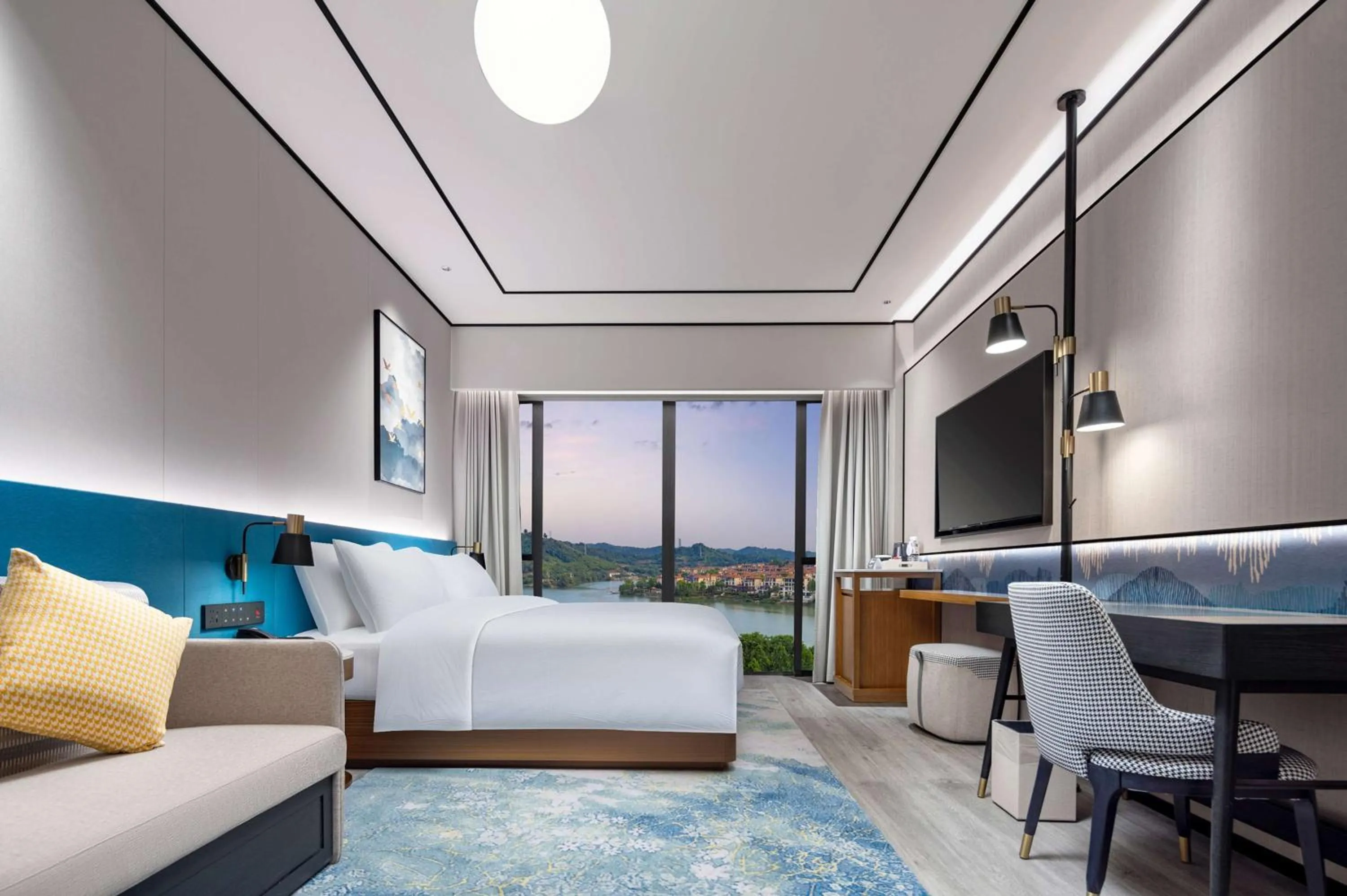 Bed in Hilton Garden Inn Yichang Yiling