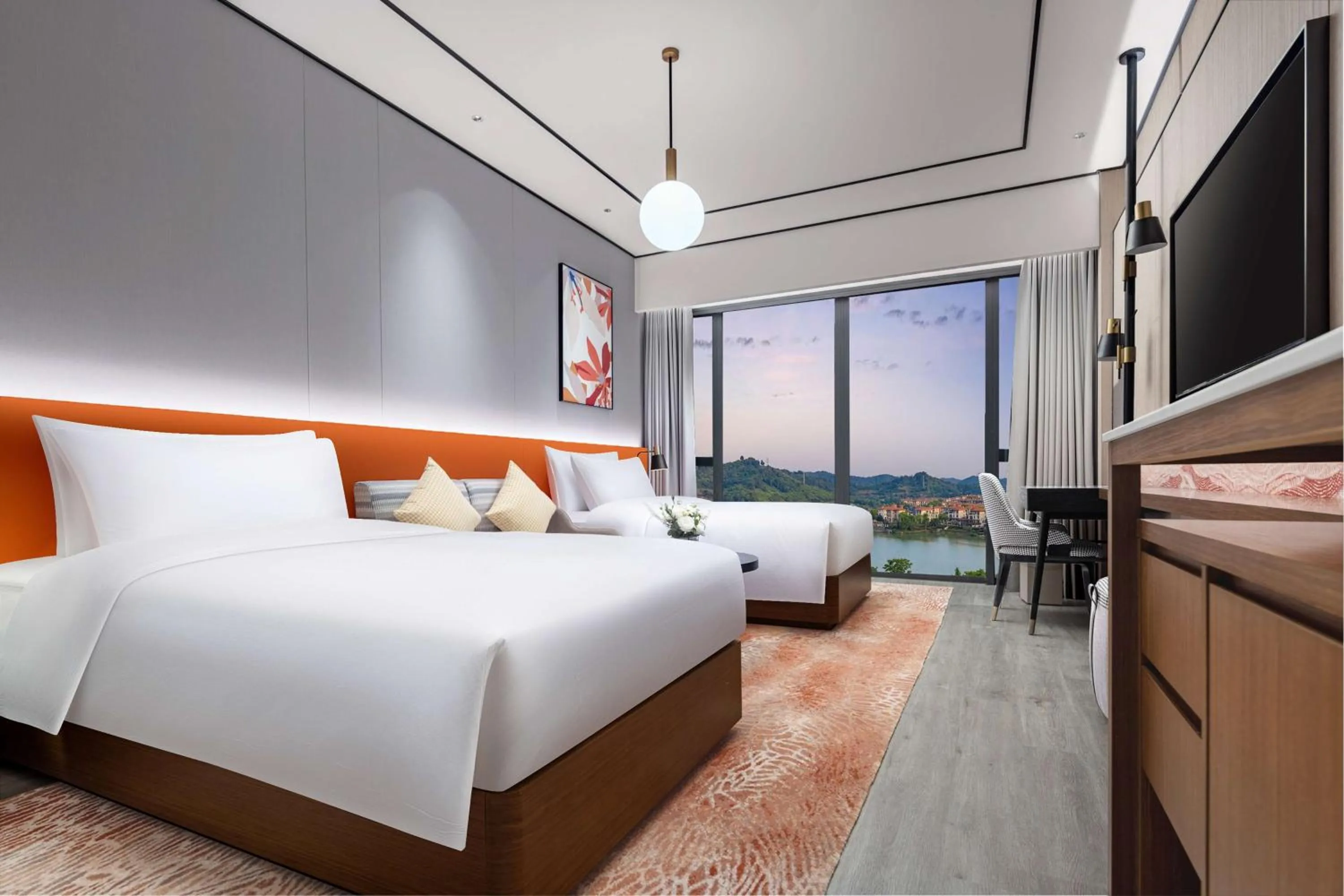 Bed in Hilton Garden Inn Yichang Yiling