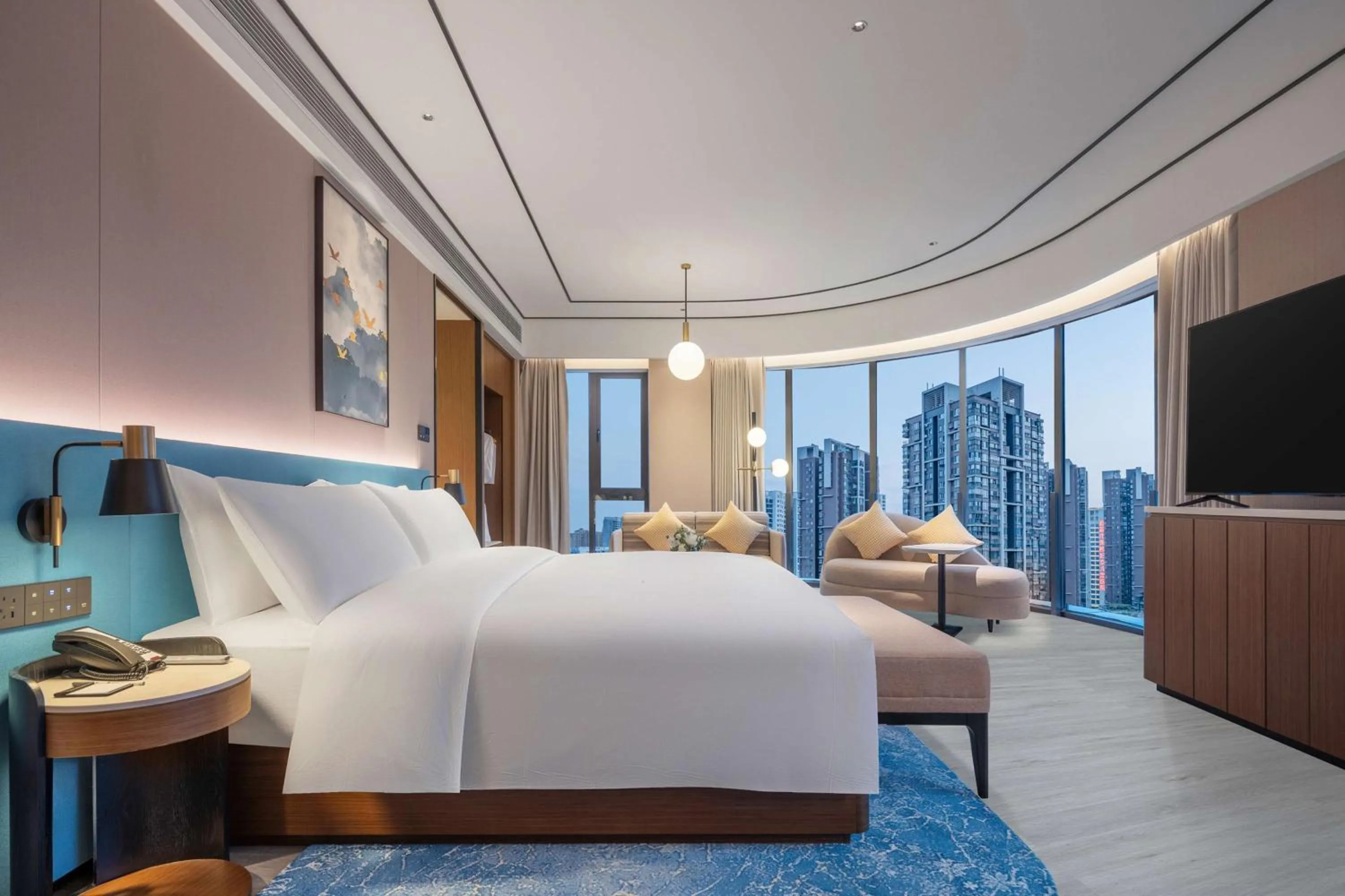 Bed in Hilton Garden Inn Yichang Yiling