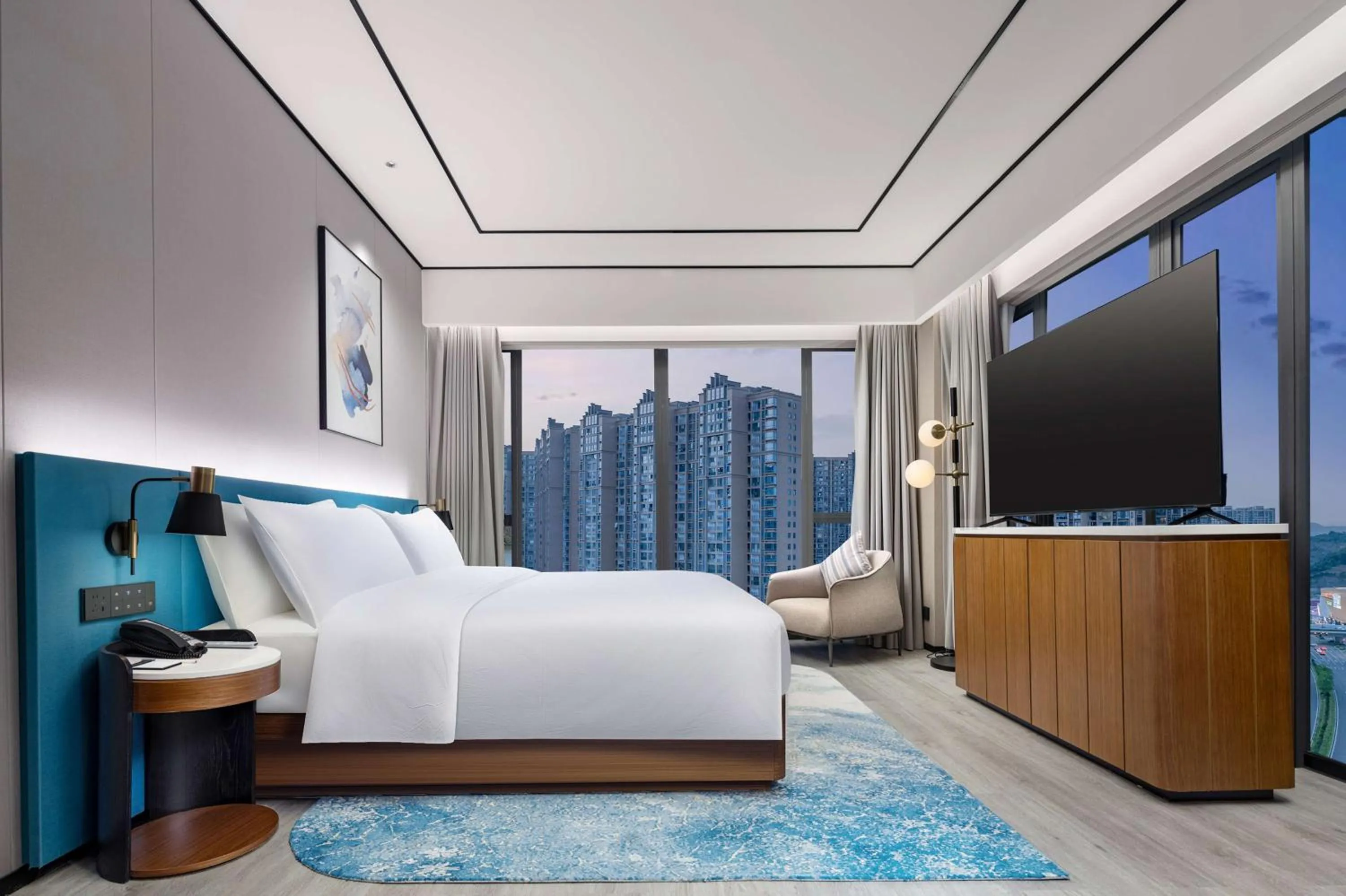 Bed in Hilton Garden Inn Yichang Yiling