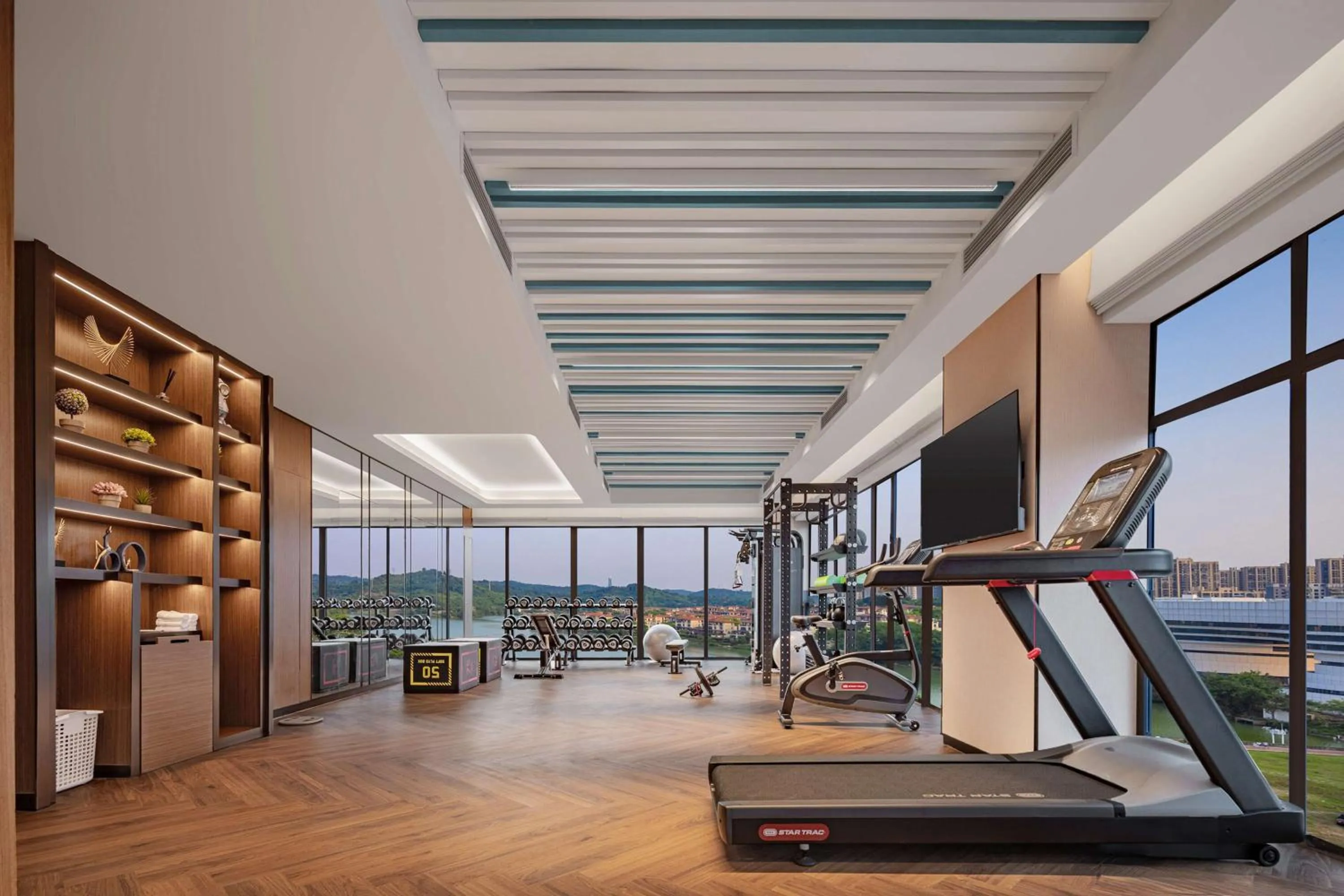 Fitness centre/facilities in Hilton Garden Inn Yichang Yiling