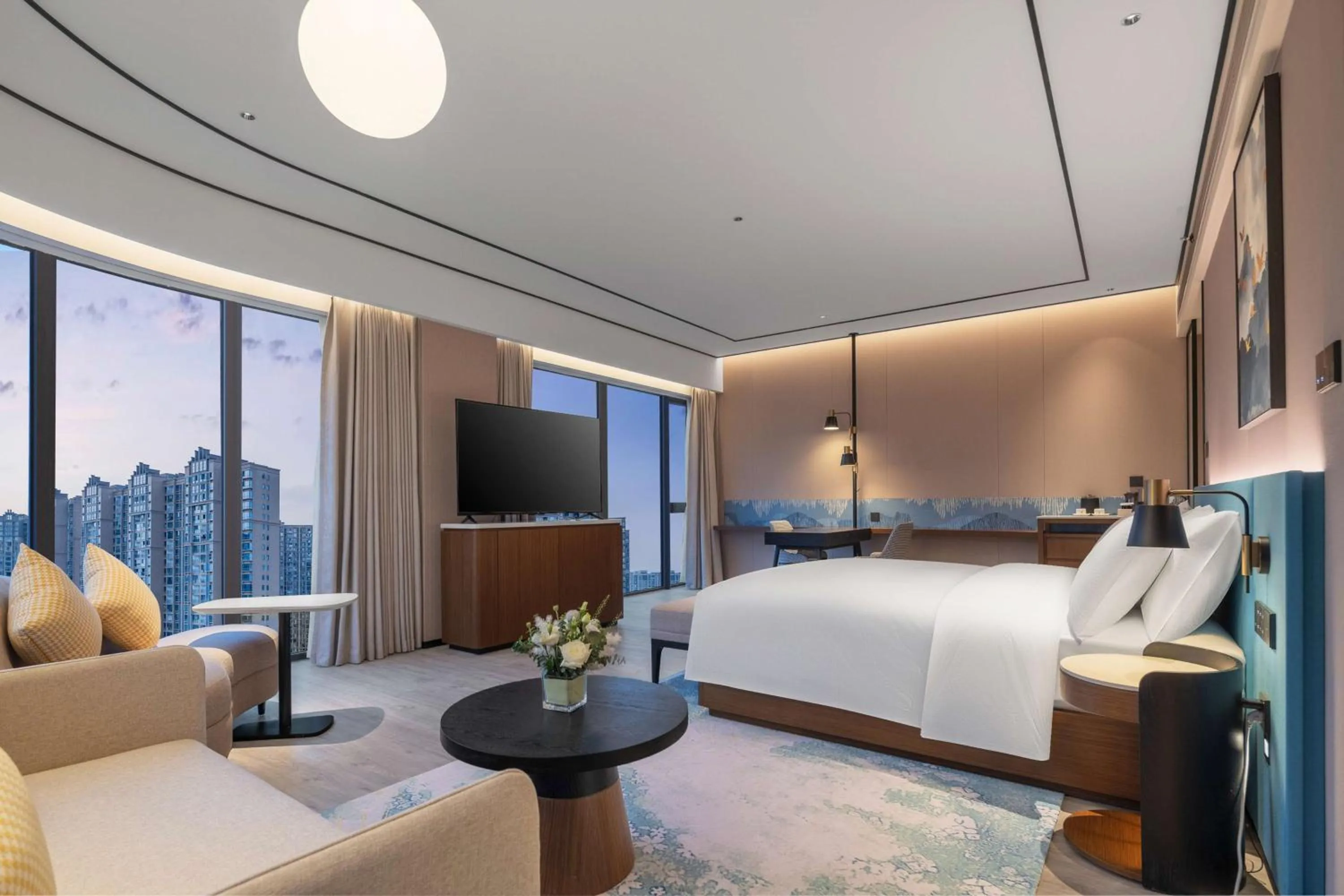 Bed in Hilton Garden Inn Yichang Yiling