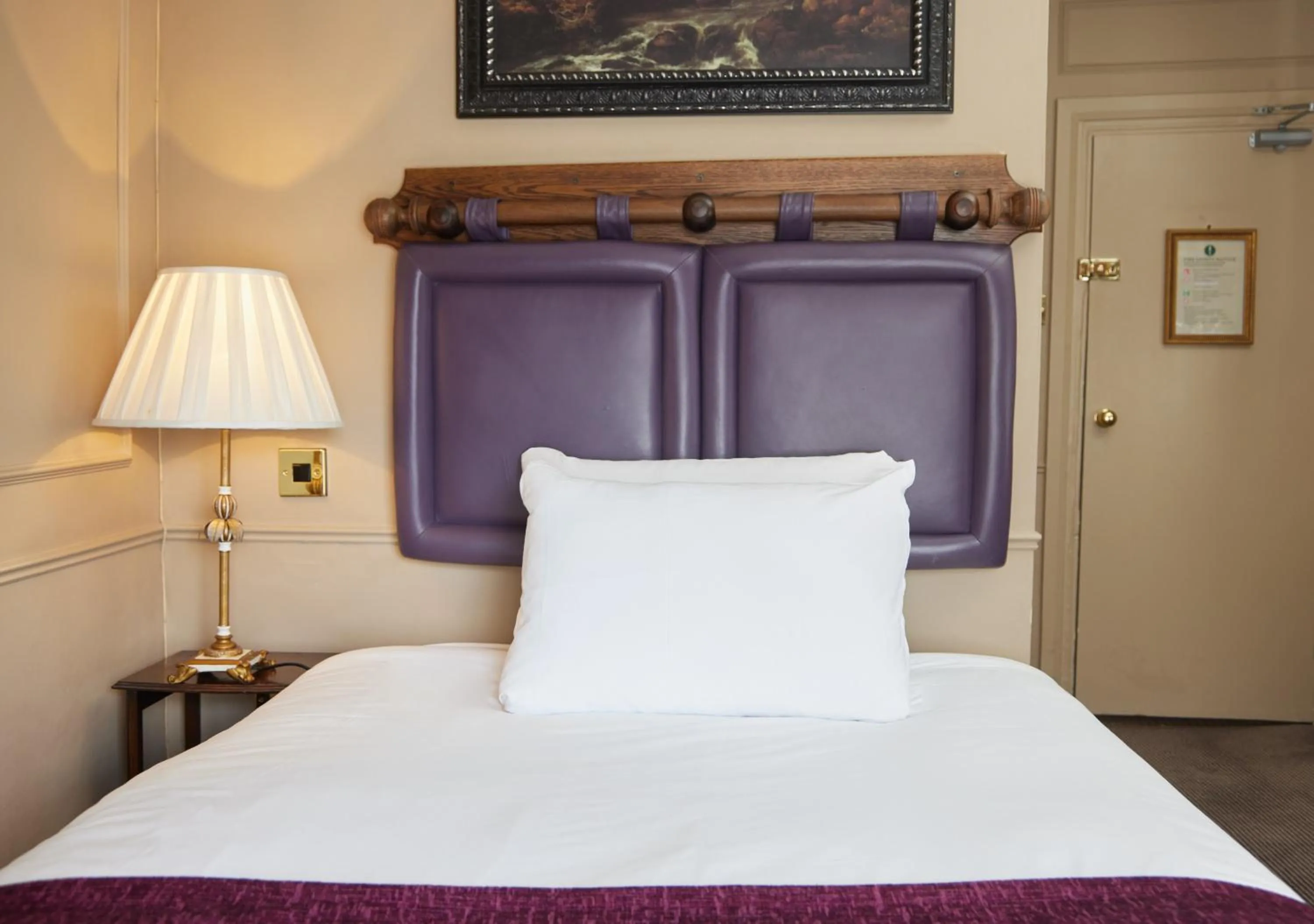 Bedroom, Bed in Cock Hotel by Greene King Inns