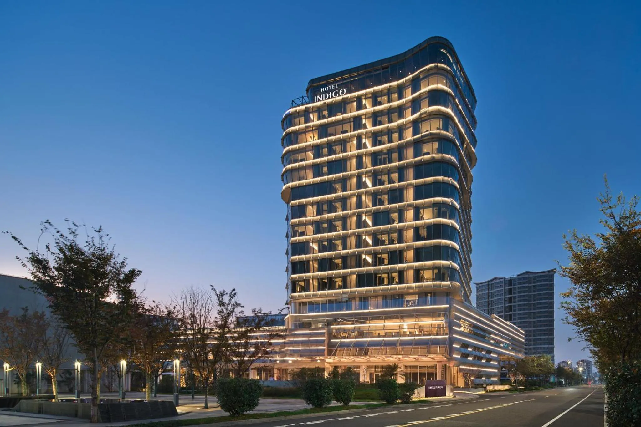 Property building in Hotel Indigo Ningbo Riverside by IHG