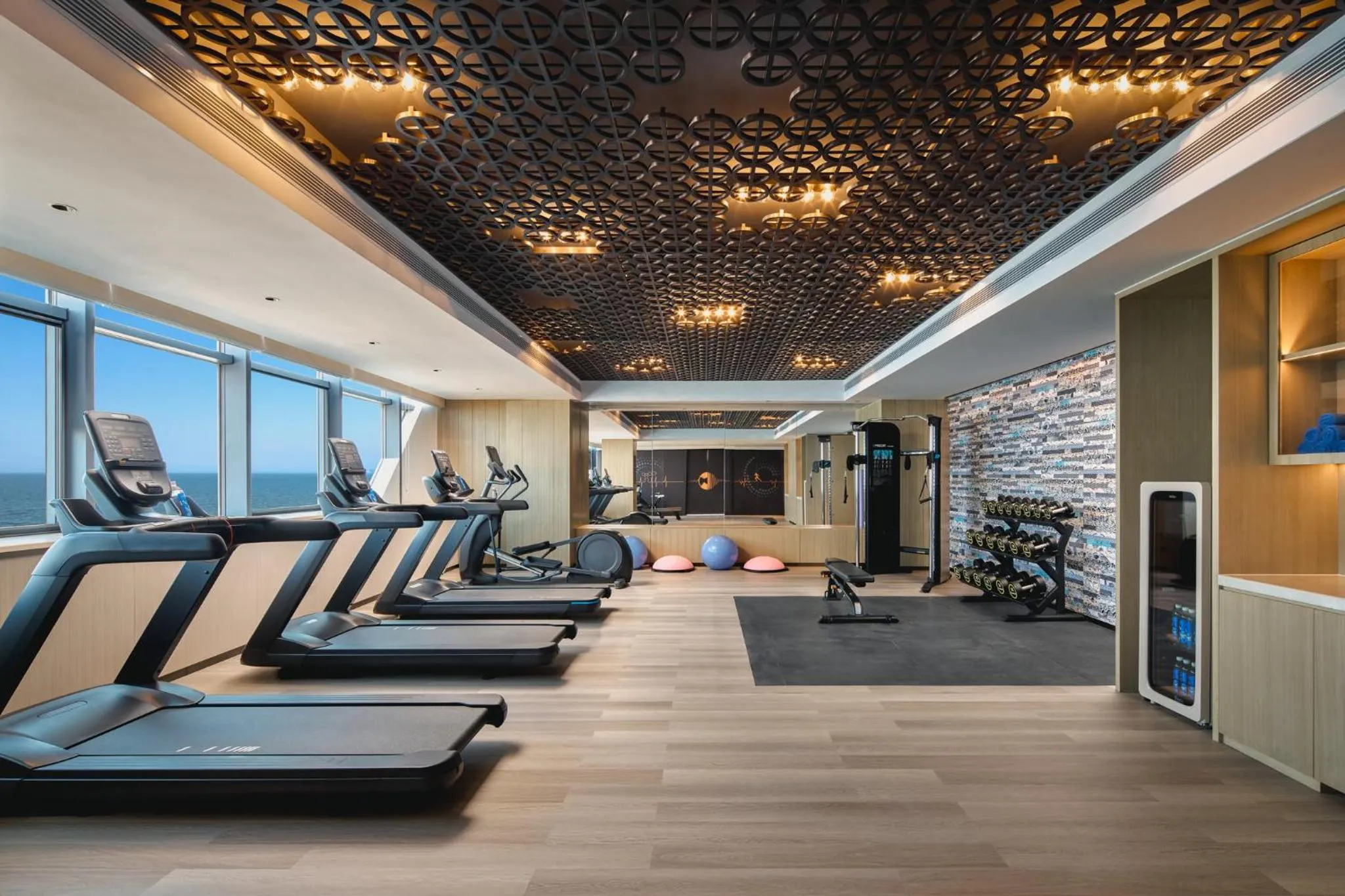 Fitness centre/facilities in Hotel Indigo Yantai Golden Coast by IHG