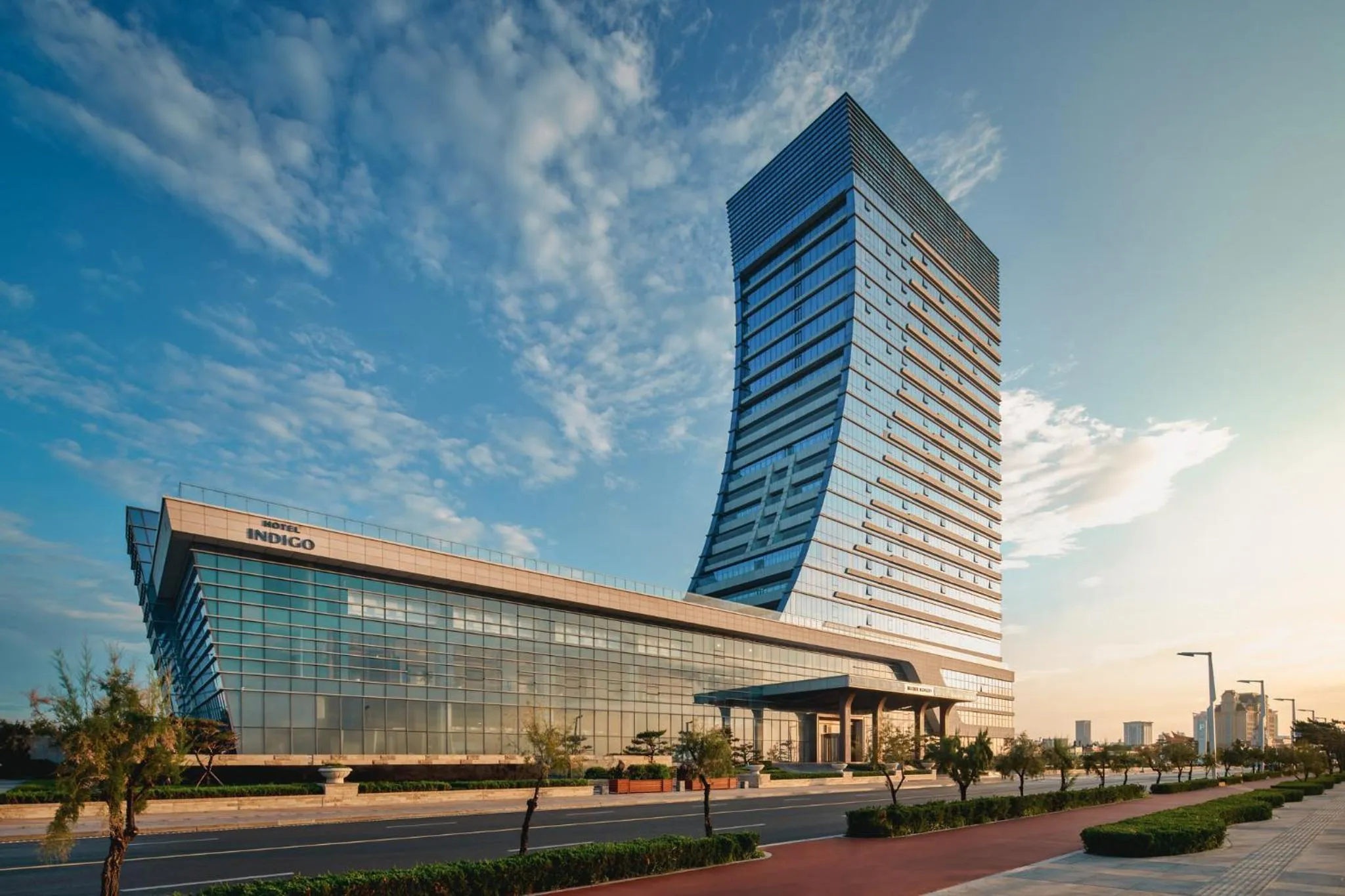 Property building in Hotel Indigo Yantai Golden Coast by IHG