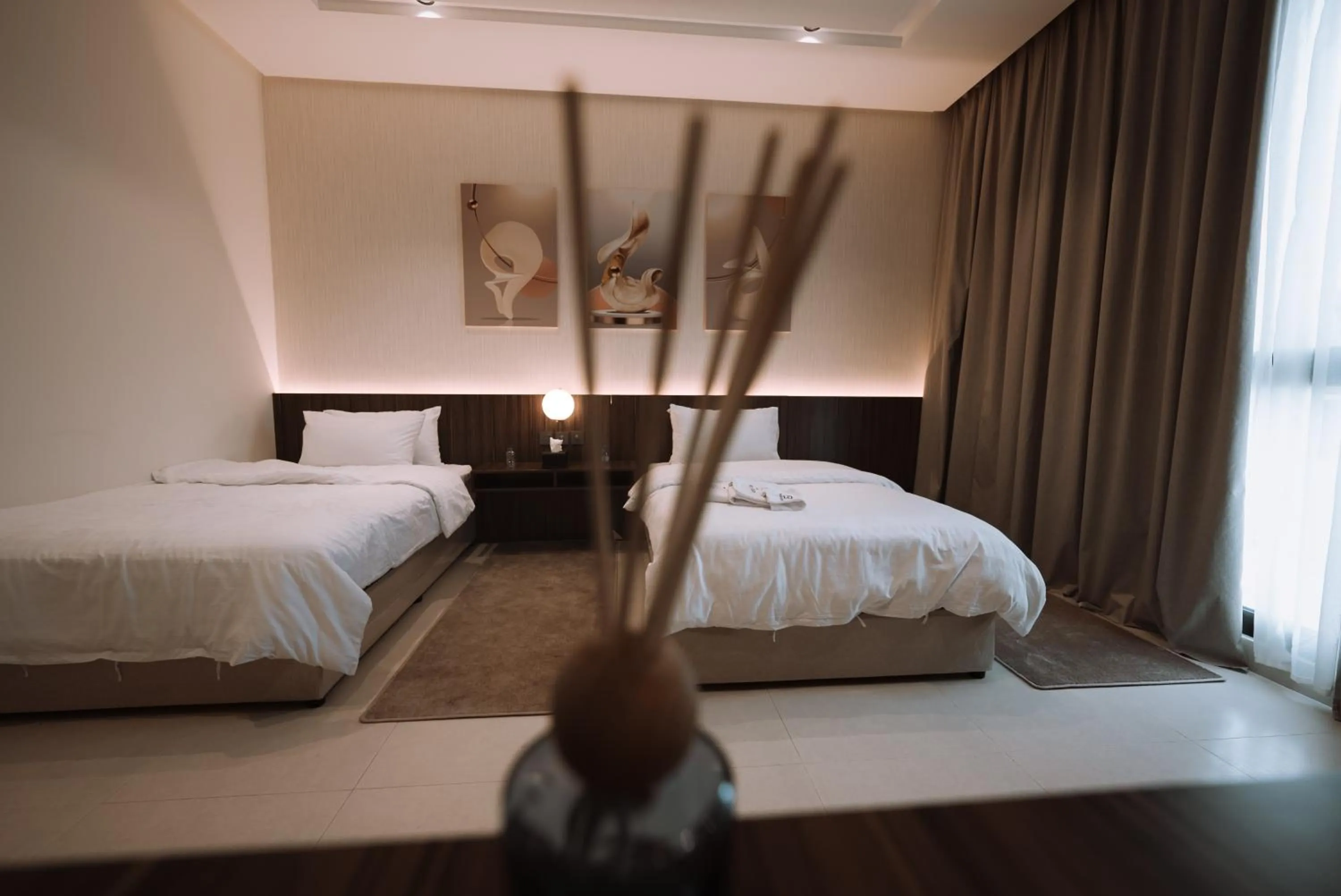 Photo of the whole room, Bed in Riyadh Luxury Hotel