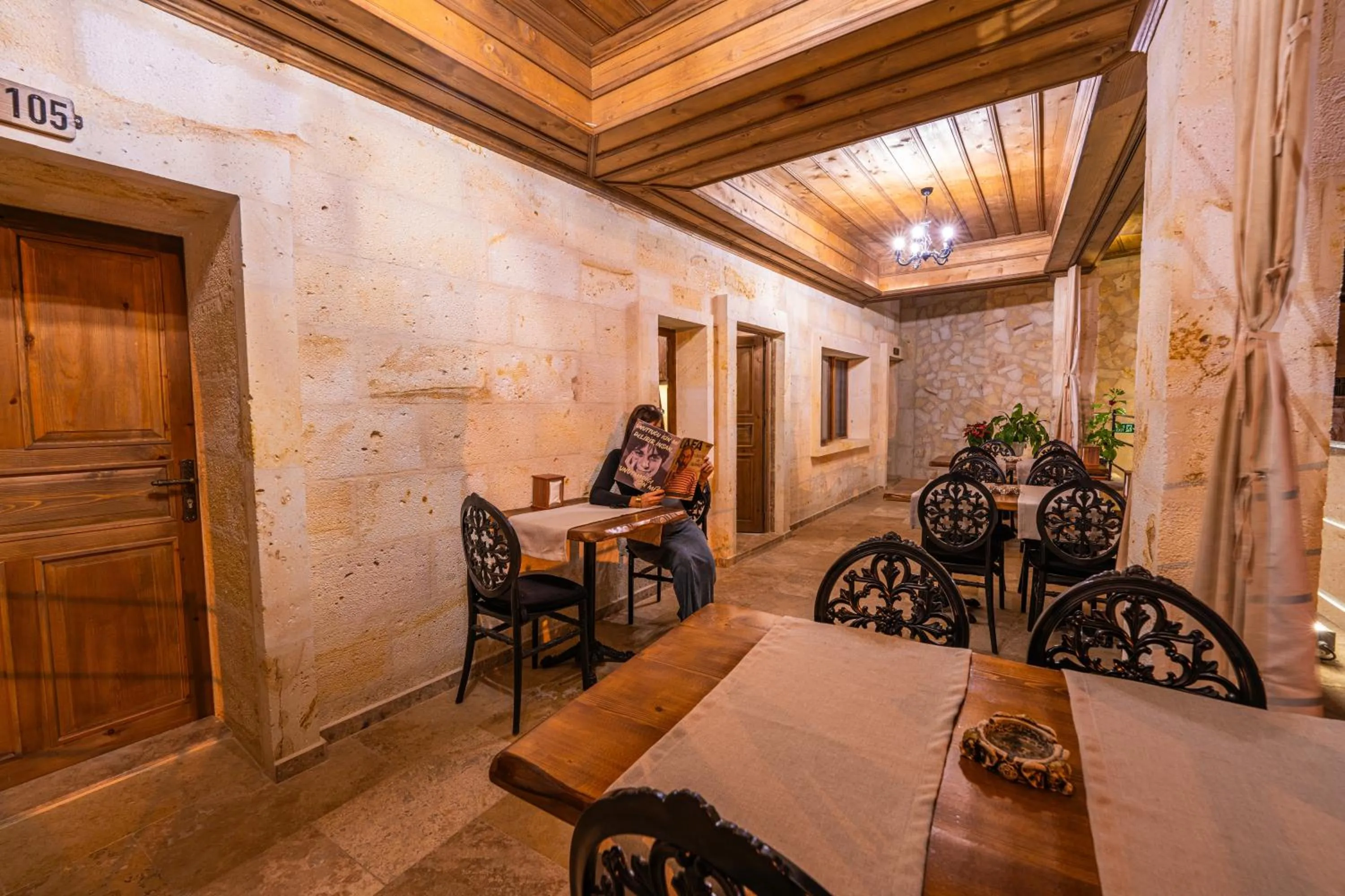 Property building in Library Cave House