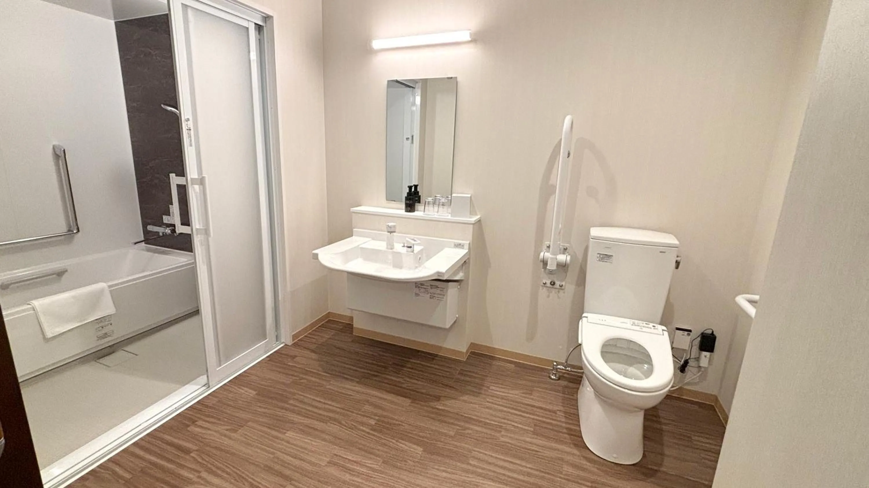 Facility for disabled guests in Sunnemu Hotel in Honjo