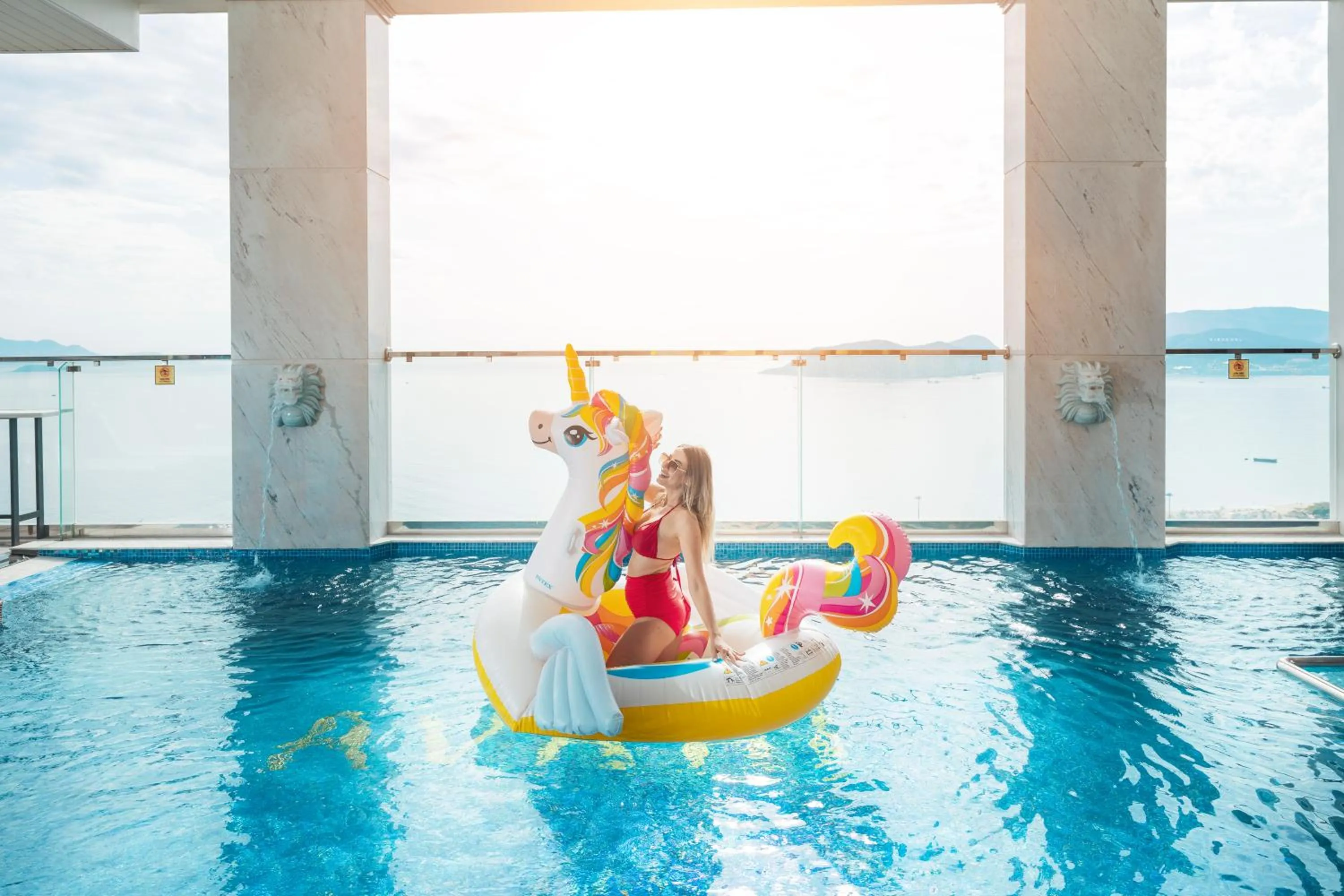 Pool view in Avari Hotel