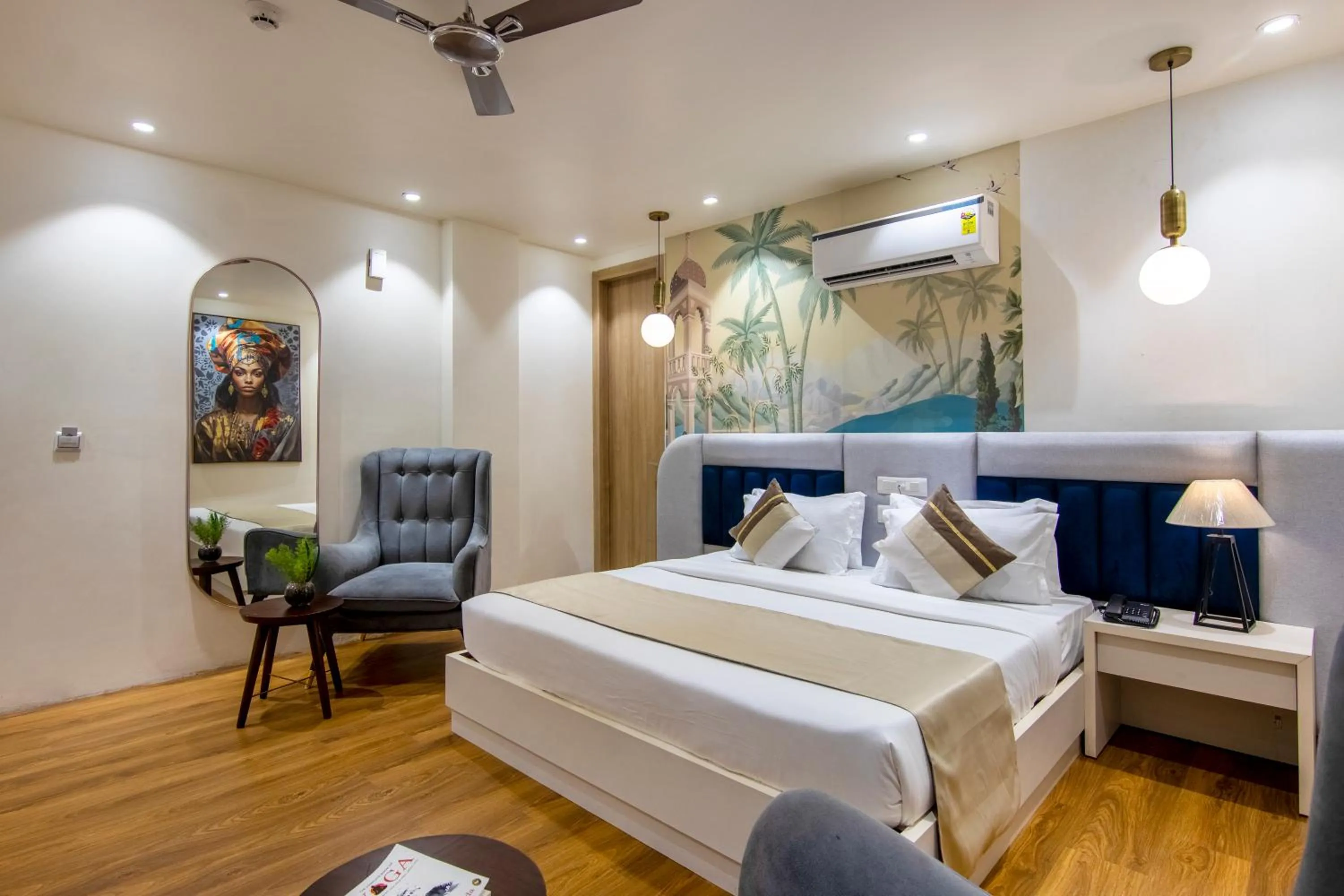 Bed in The Orion Elite - Green Park