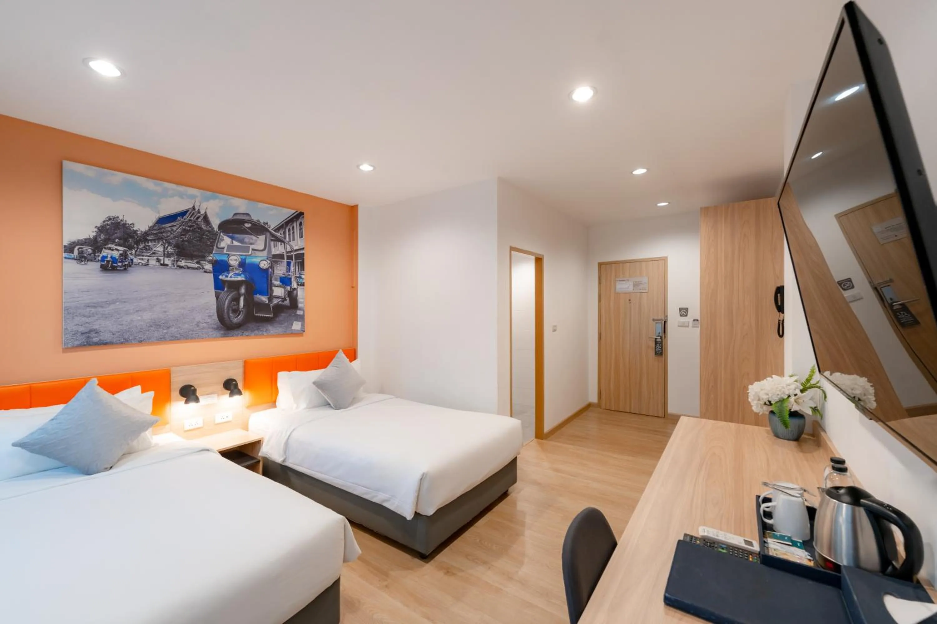 Bed in Moji Don Mueang Airport Hotel - Bangkok