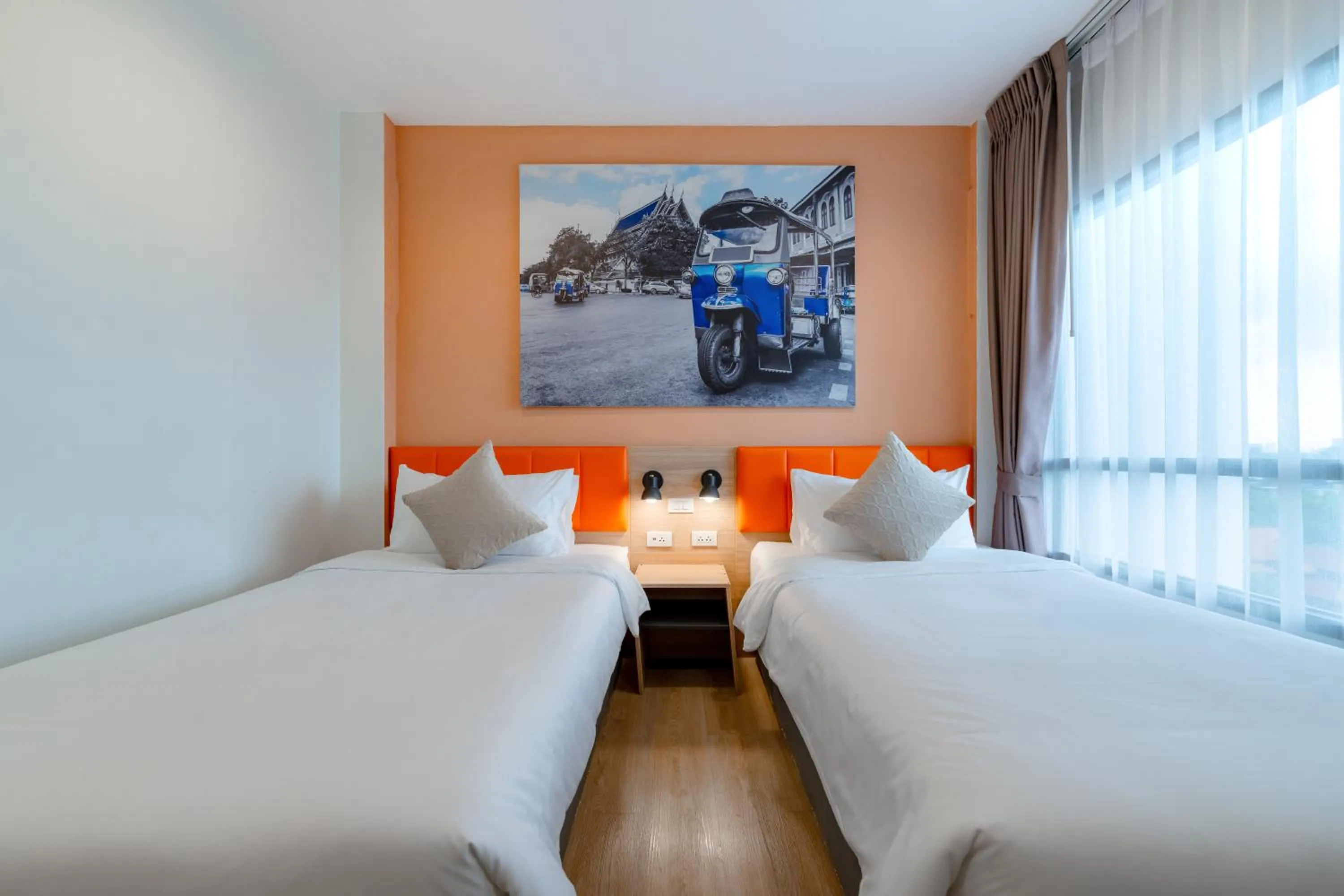 Bed in Moji Don Mueang Airport Hotel - Bangkok