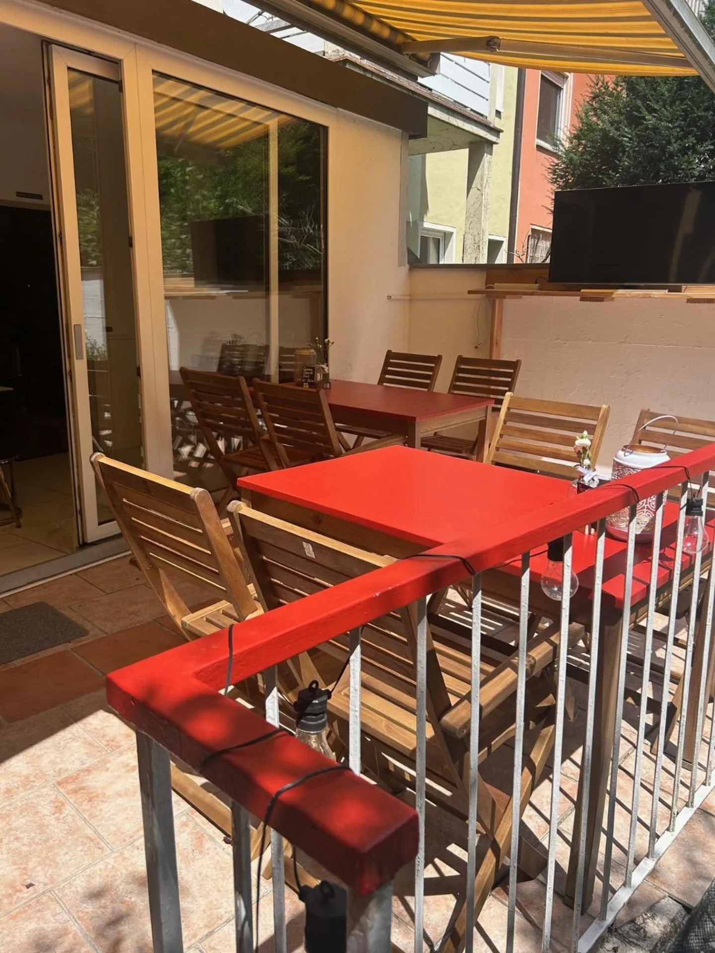 Balcony/Terrace in Burghotel - Das Original