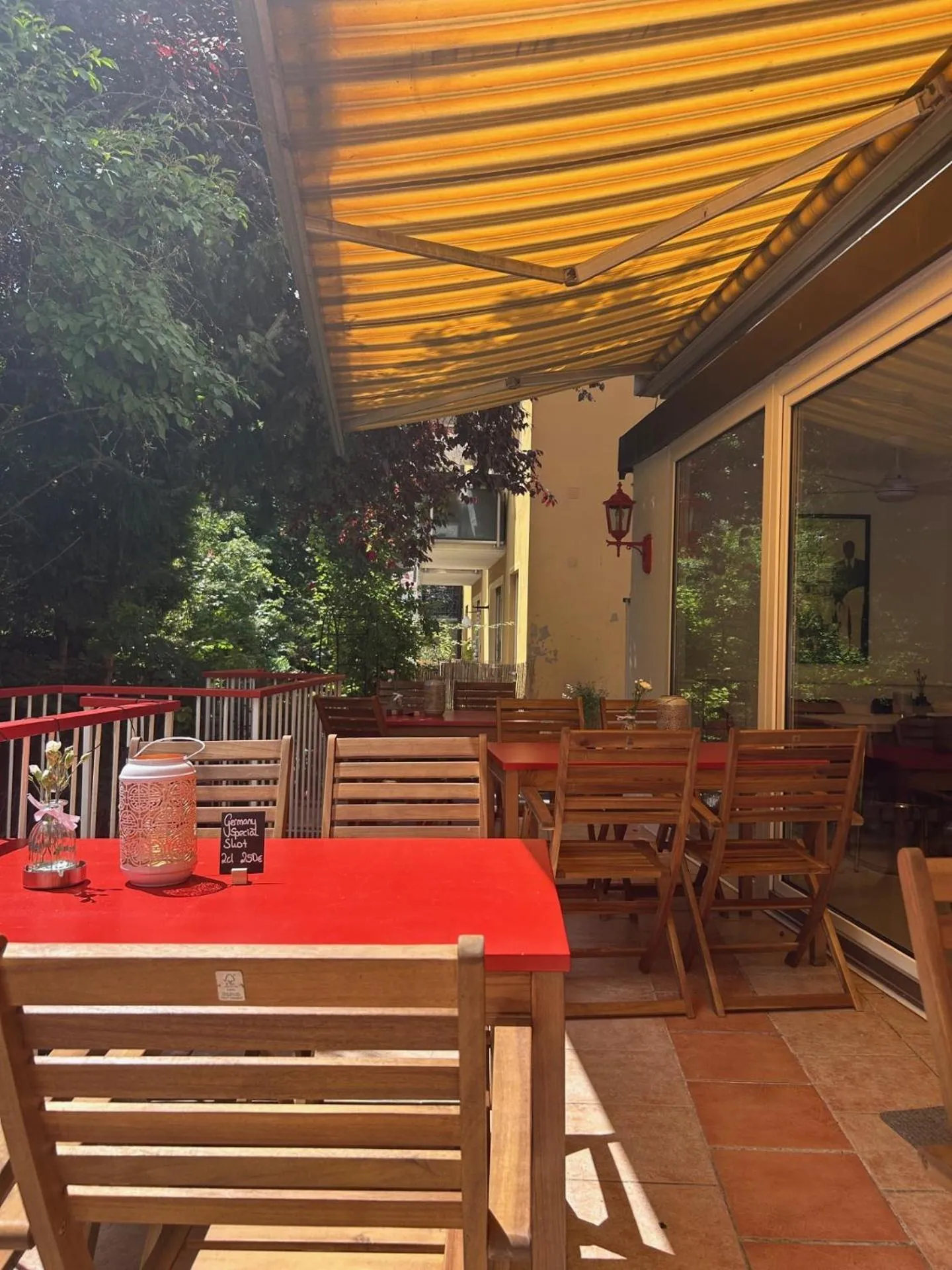 Balcony/Terrace in Burghotel - Das Original