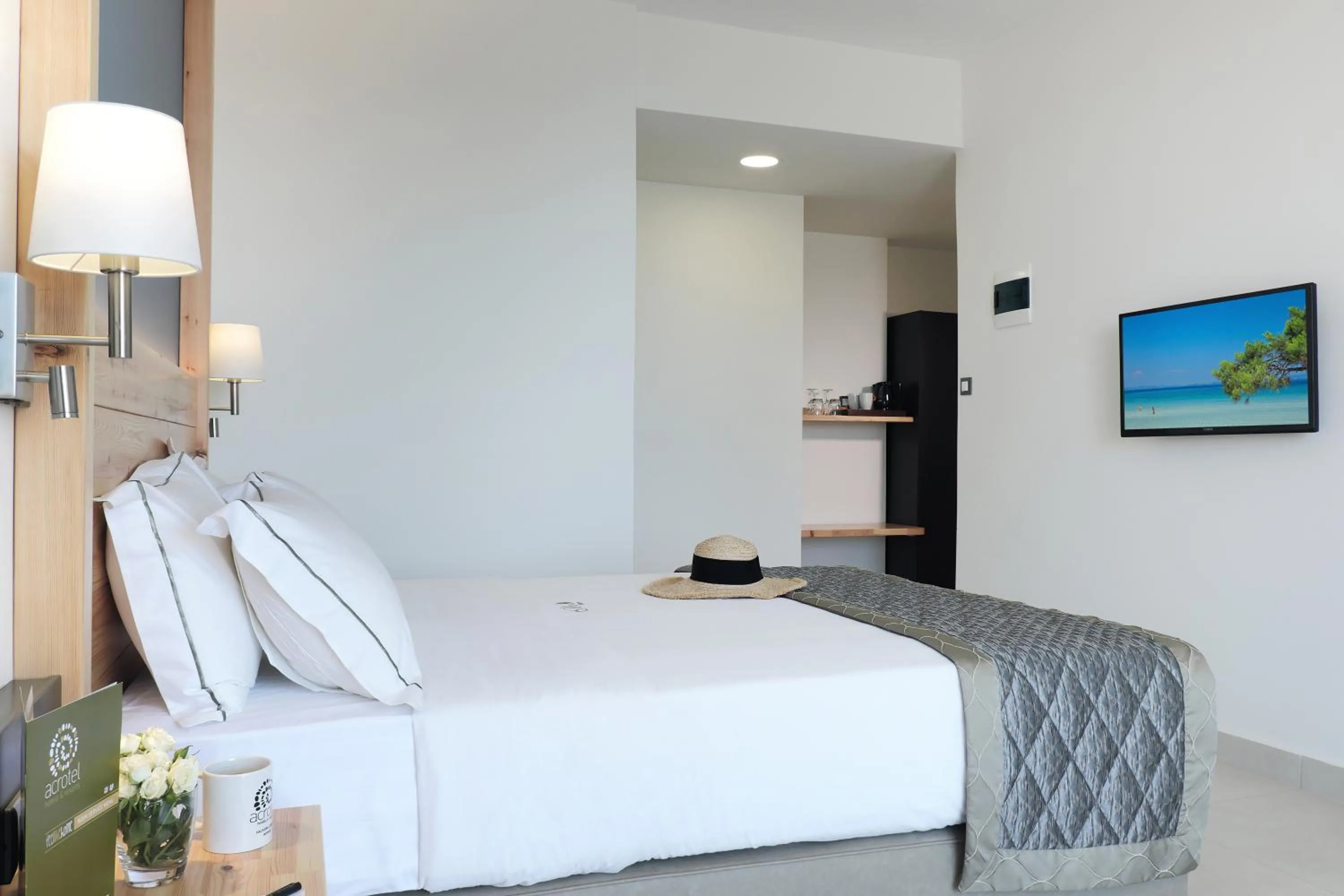 Bedroom in Acrotel Elea Beach