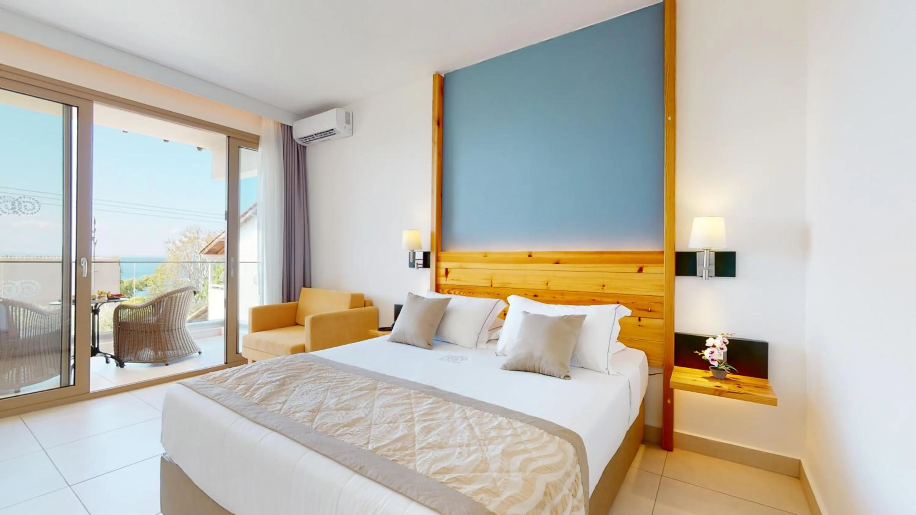 Bedroom in Acrotel Elea Beach
