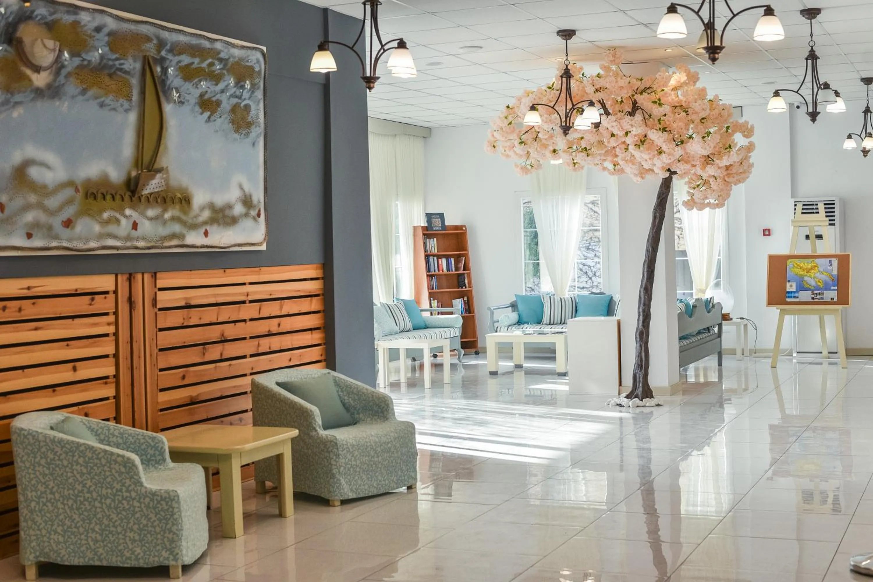 Lobby or reception in Acrotel Elea Beach