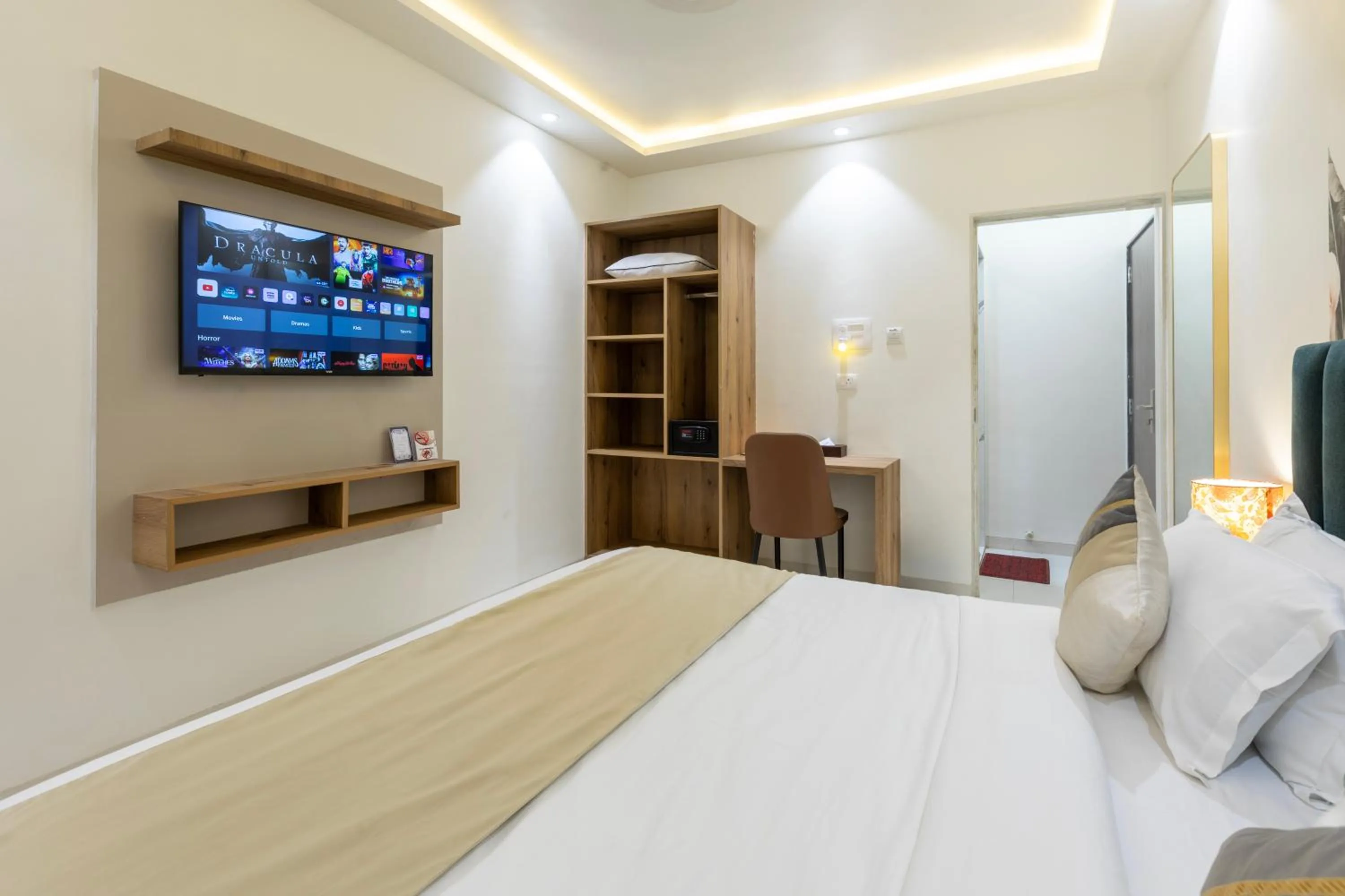 Bed in The Orion Premium Suites