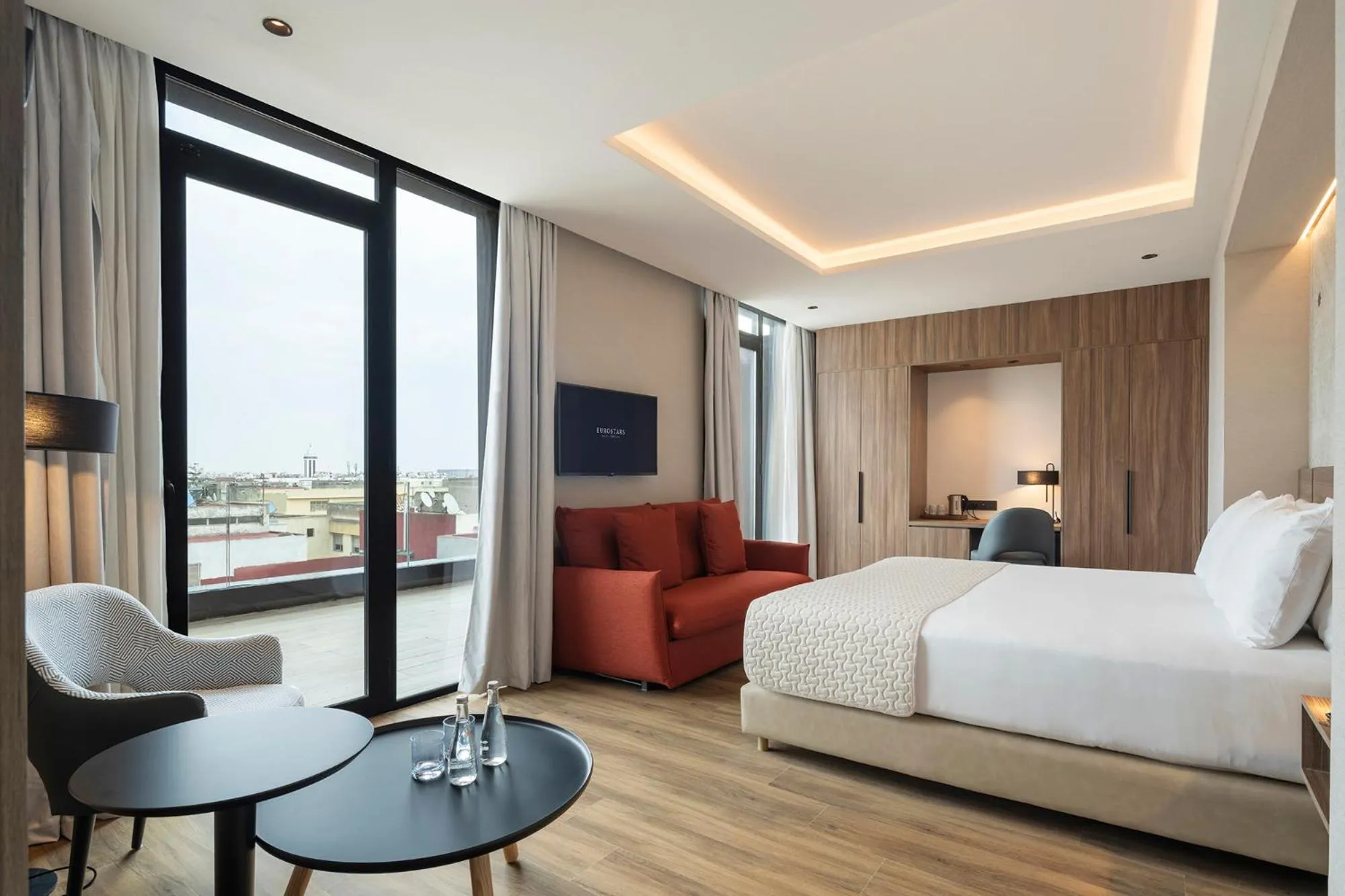 Bed in Eurostars Casa Anfa