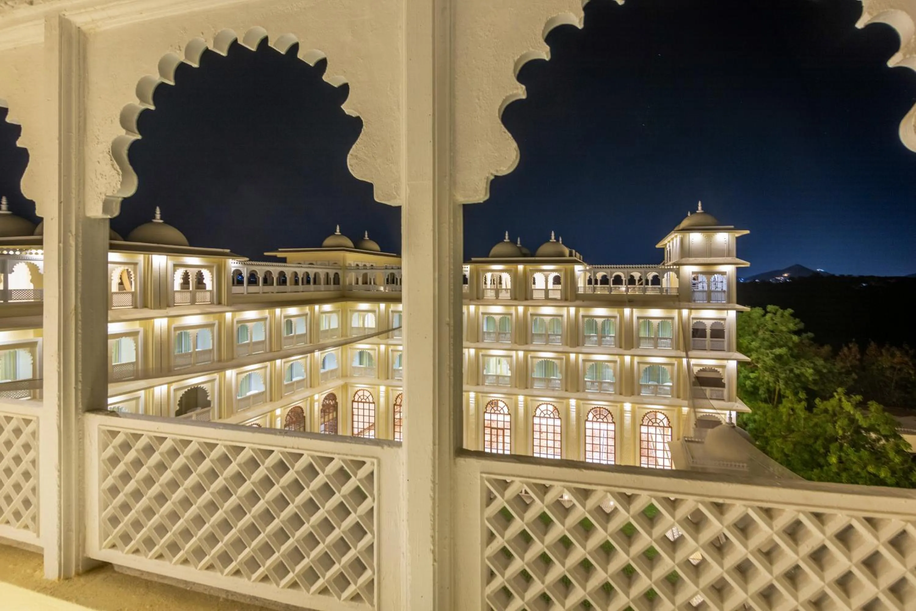 Inner courtyard view in Sterling Aravalli Udaipur