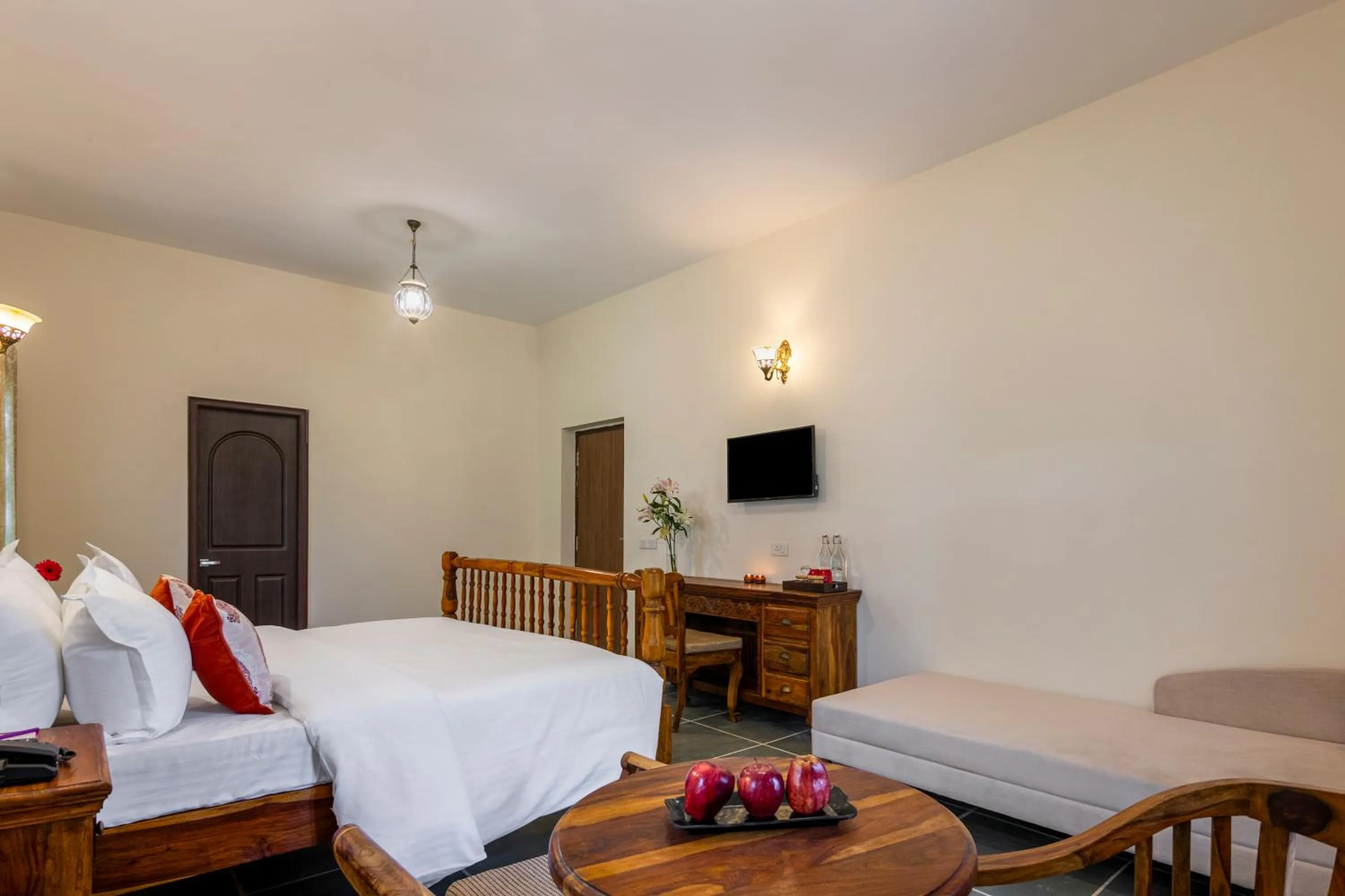 Bed in Sterling Aravalli Udaipur