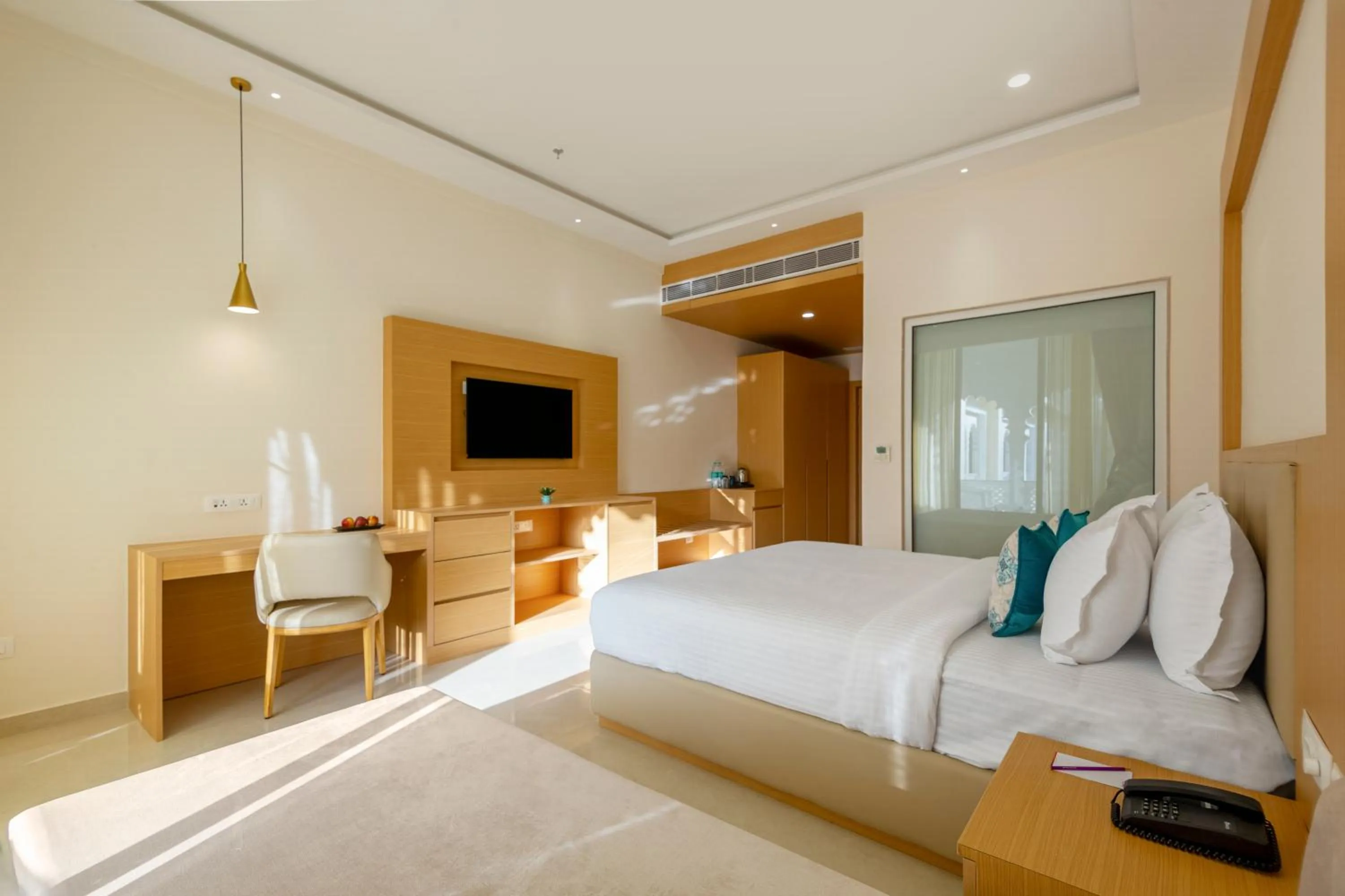 Bed in Sterling Aravalli Udaipur