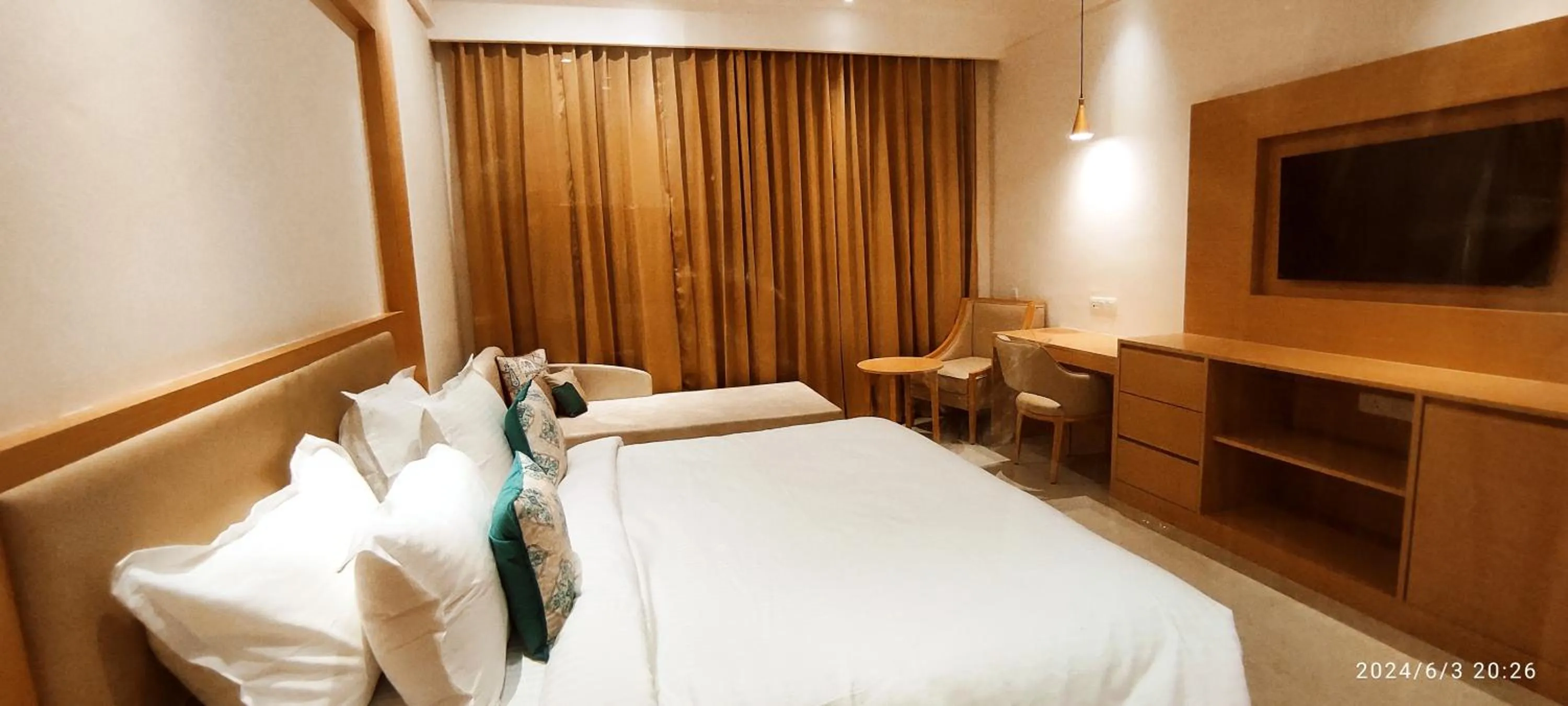 Bed in Sterling Aravalli Udaipur