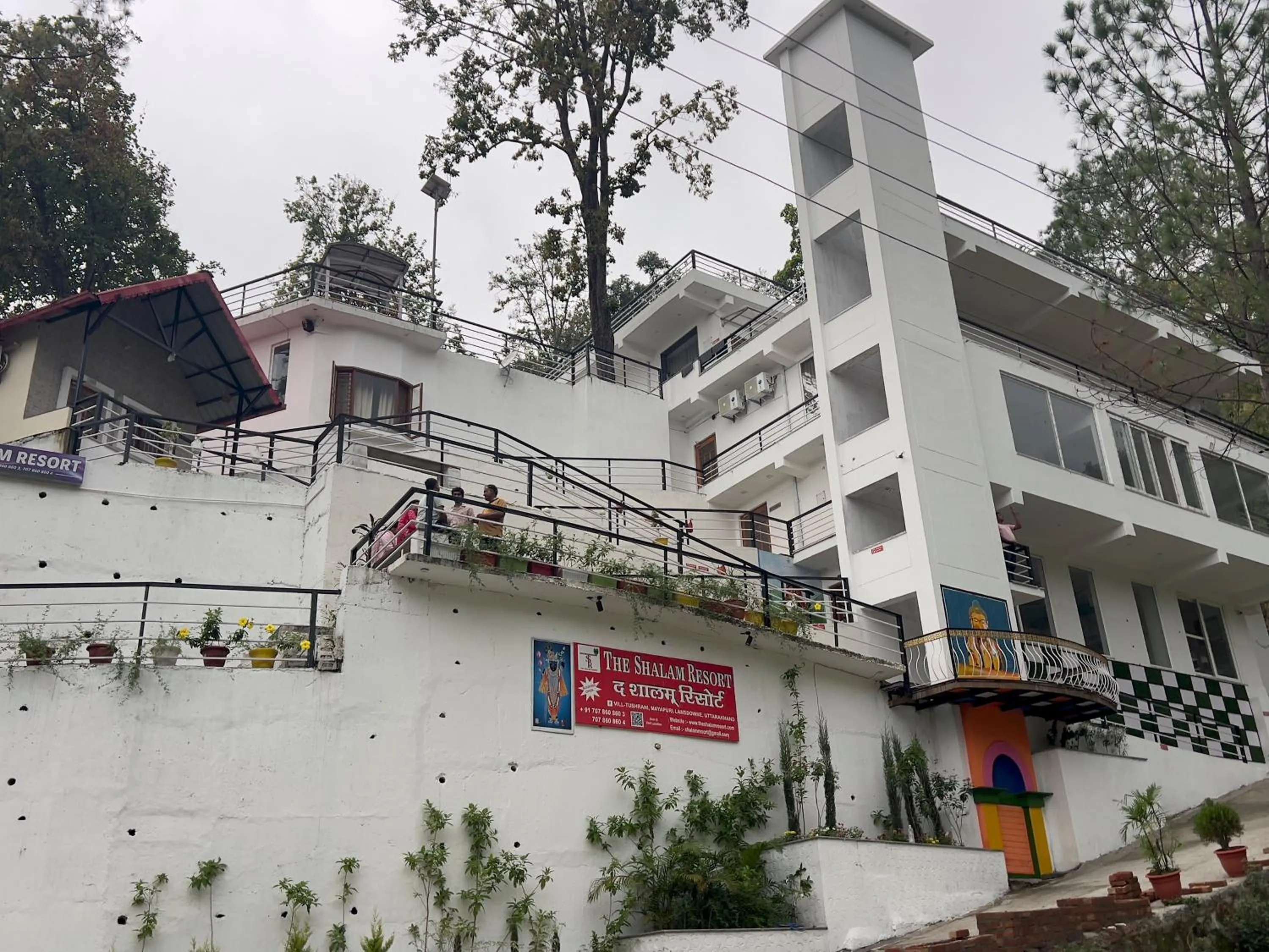 Property building in The Shalam Resort श्रीकृष्ण शरणं मम