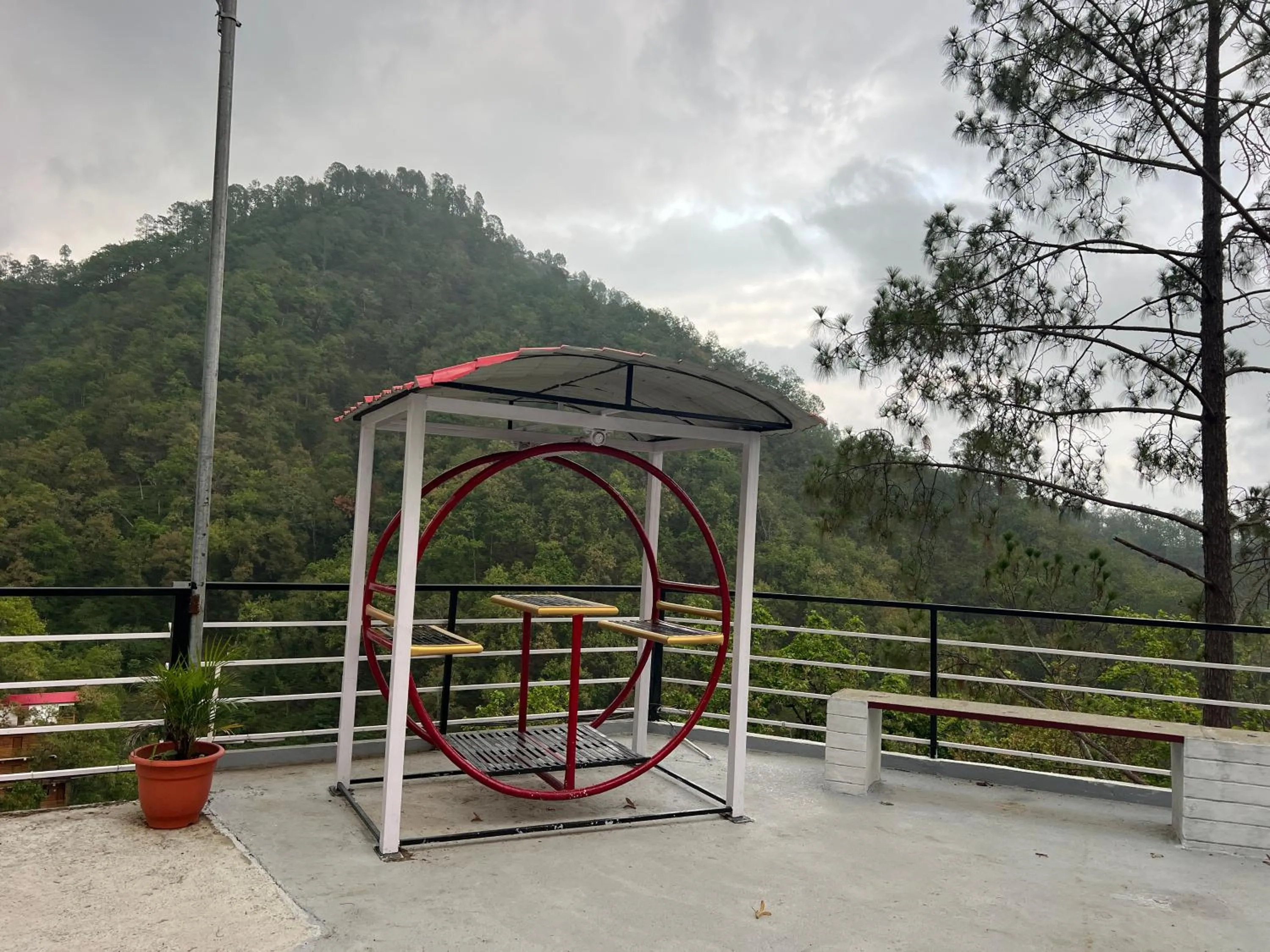 Children play ground in The Shalam Resort श्रीकृष्ण शरणं मम
