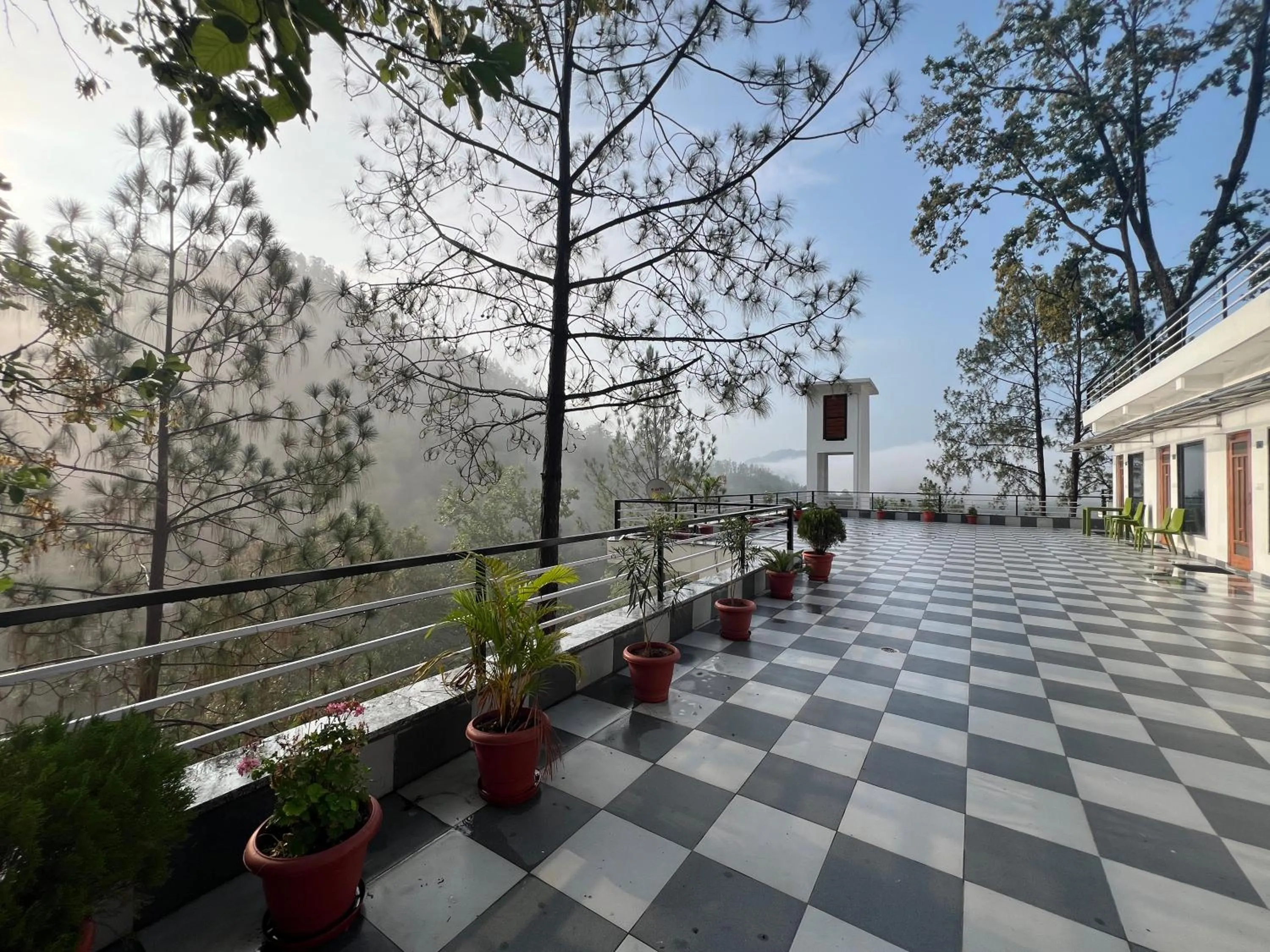Mountain view in The Shalam Resort श्रीकृष्ण शरणं मम