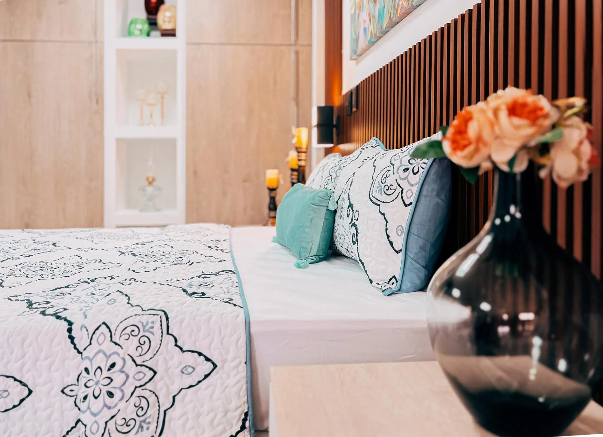 Bed in Hotel San Angelo