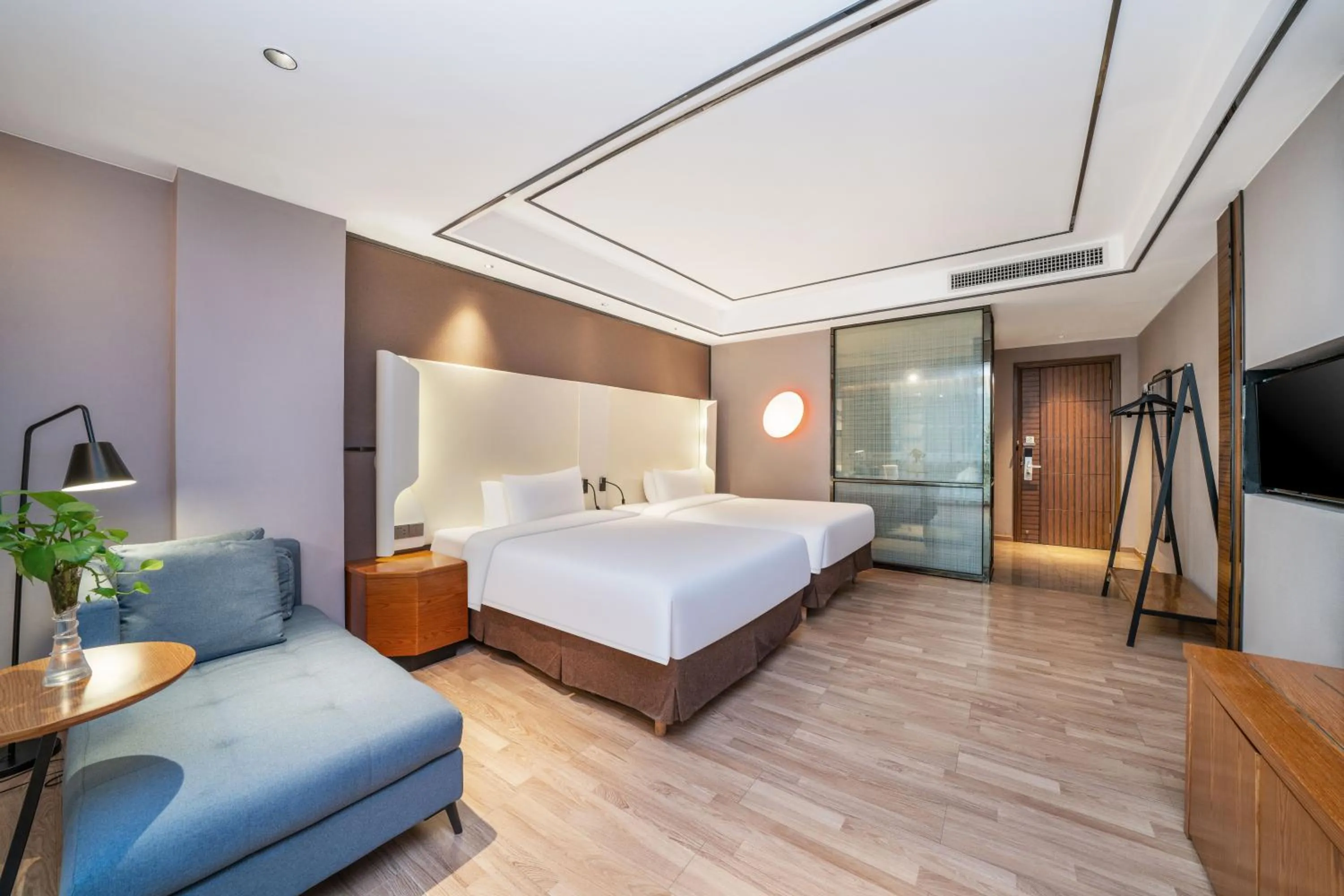 Bed in Campanile Shenzhen Gongming Honghuashan Metro Station