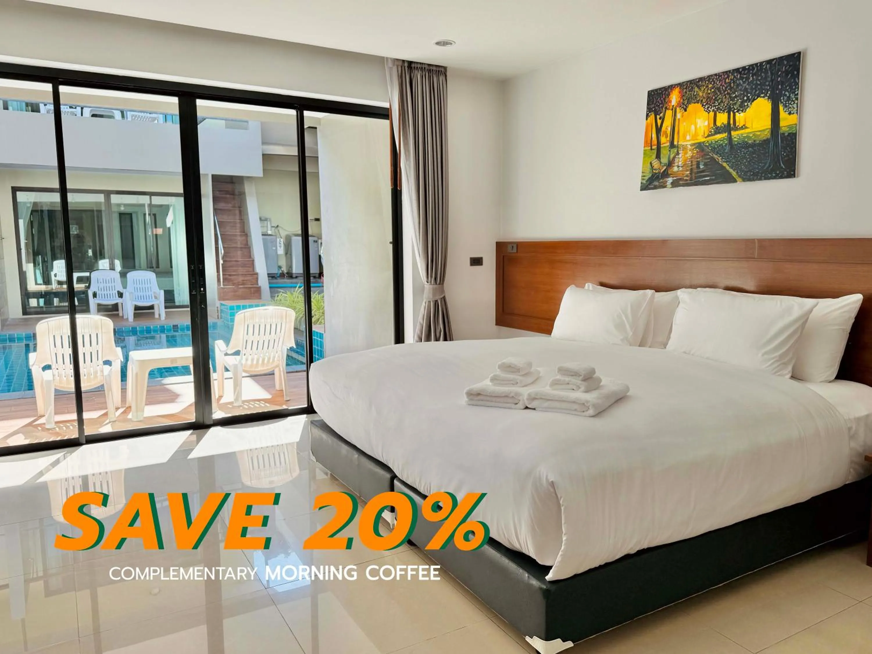 Bed in XAYA Pool Access Resort - Phuket