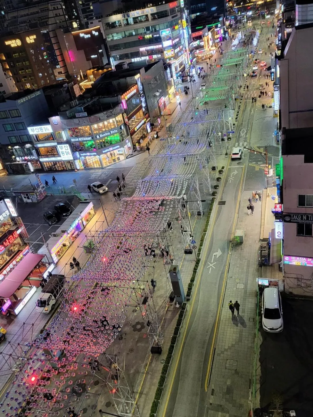 Street view in Marysol by Haeundae beach