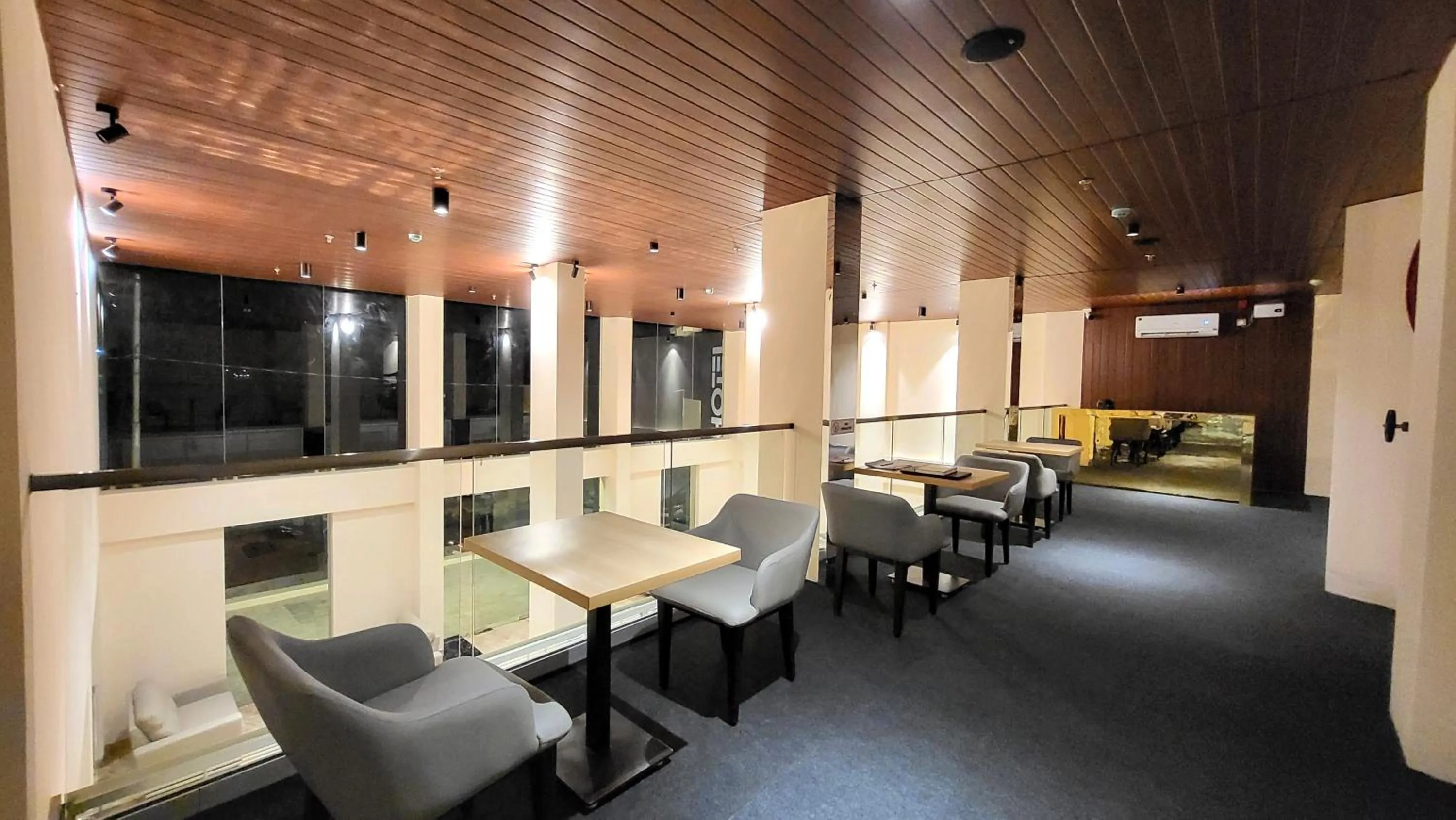 Seating area in 6ix Seashore Hotel