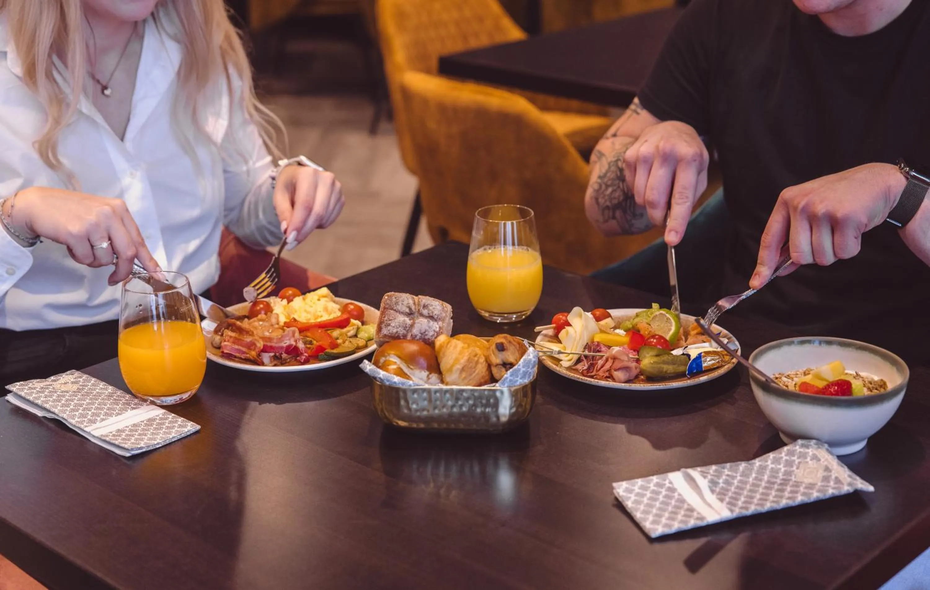 Food and drinks in Hotel am Rathaus