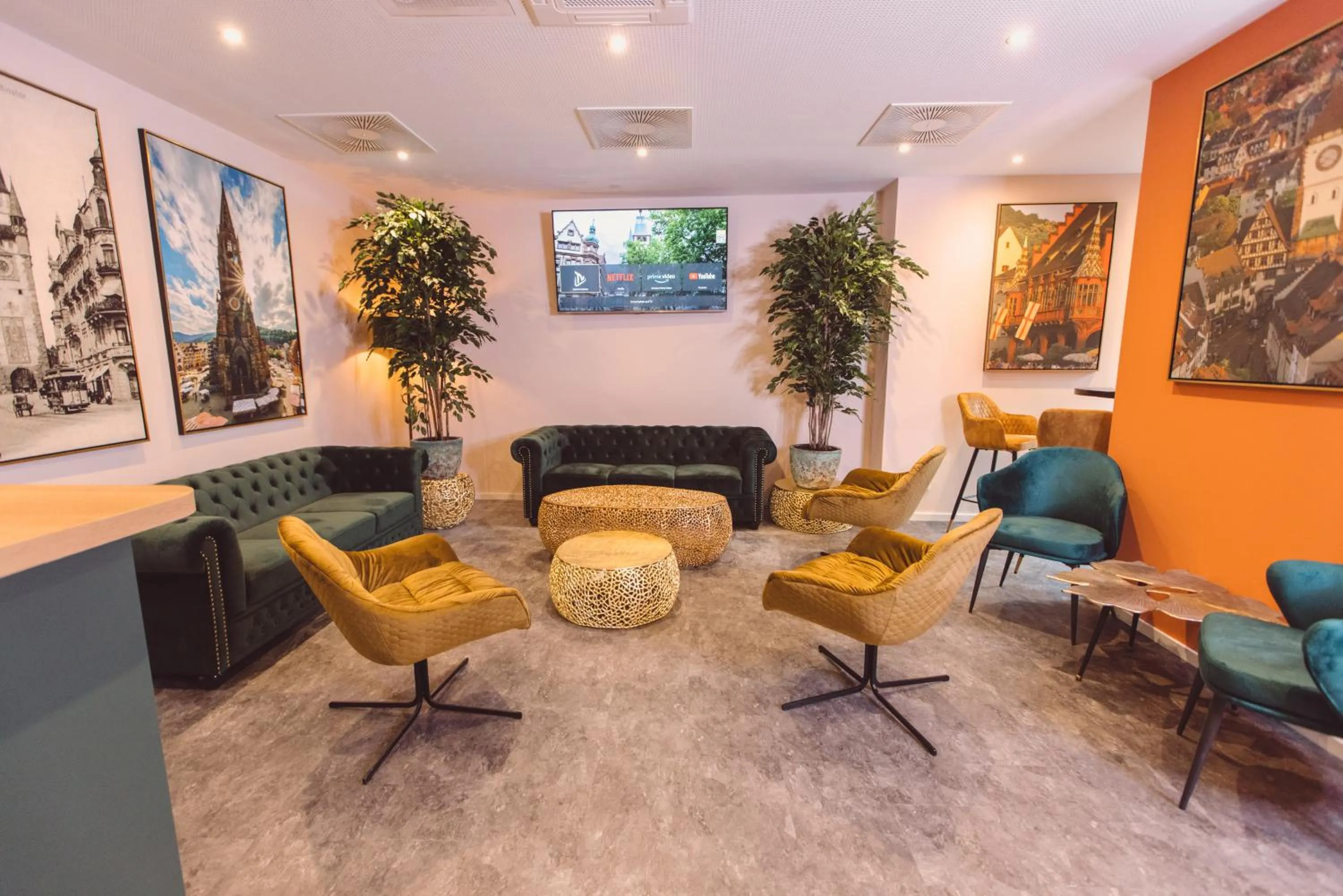 Lobby or reception in Hotel am Rathaus