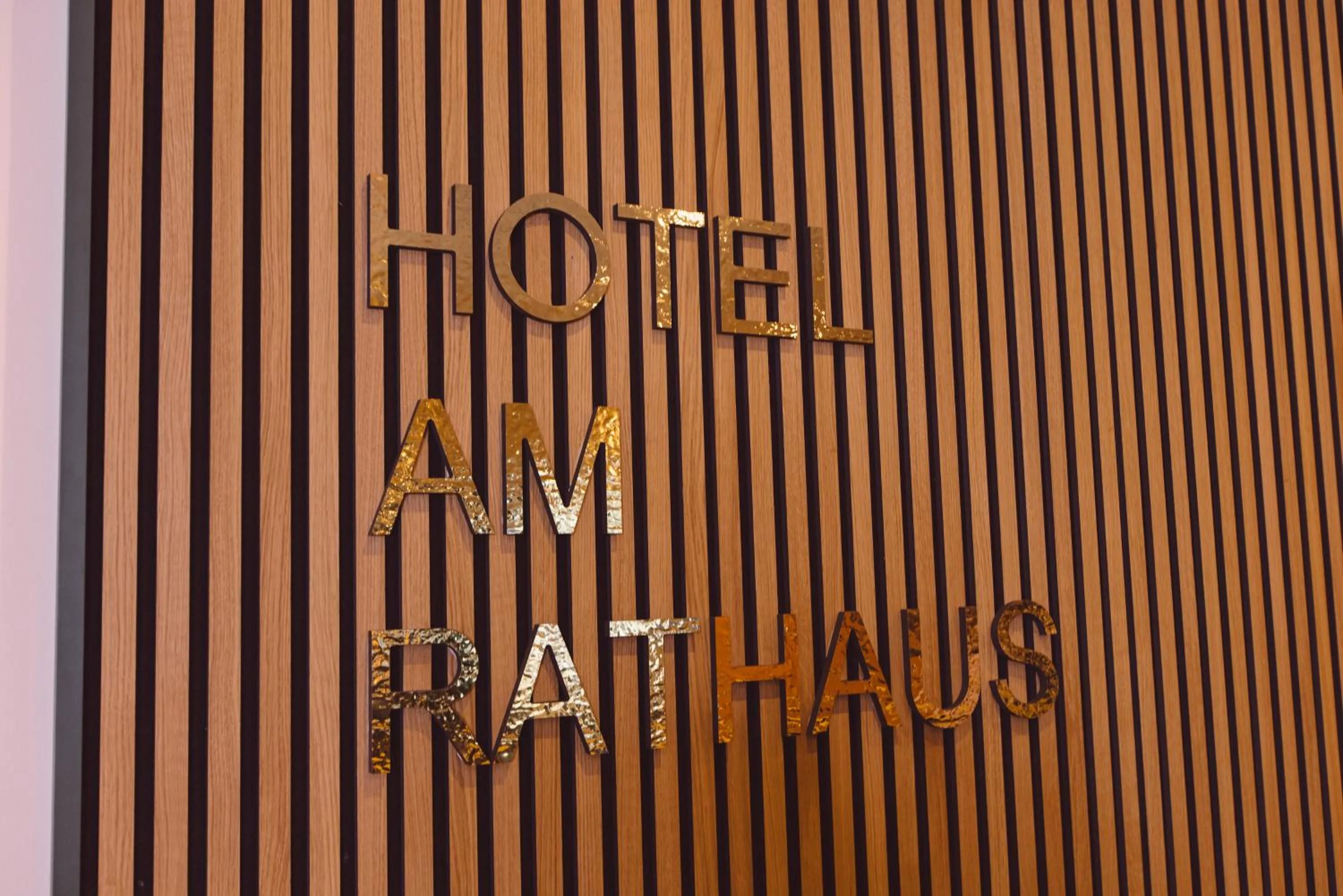 Text overlay in Hotel am Rathaus