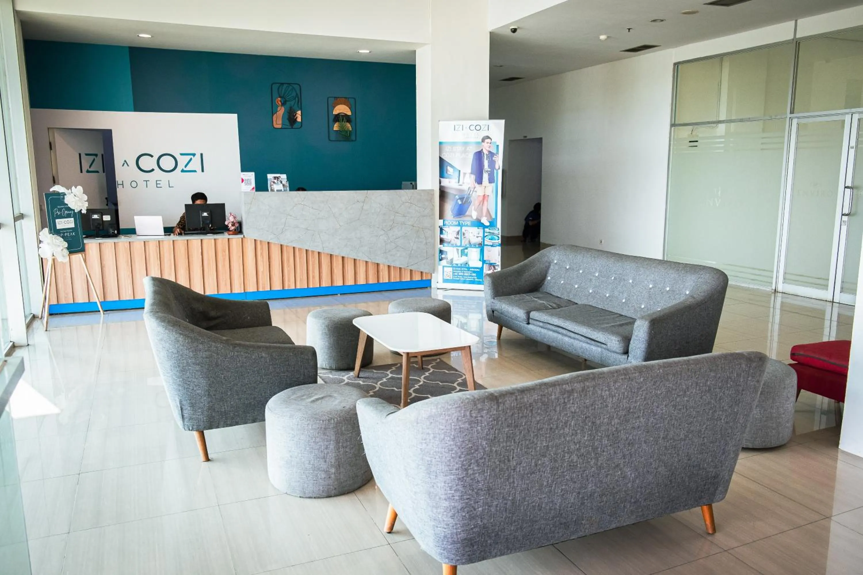 Seating area in The Enviro Nusantara By Reccoma